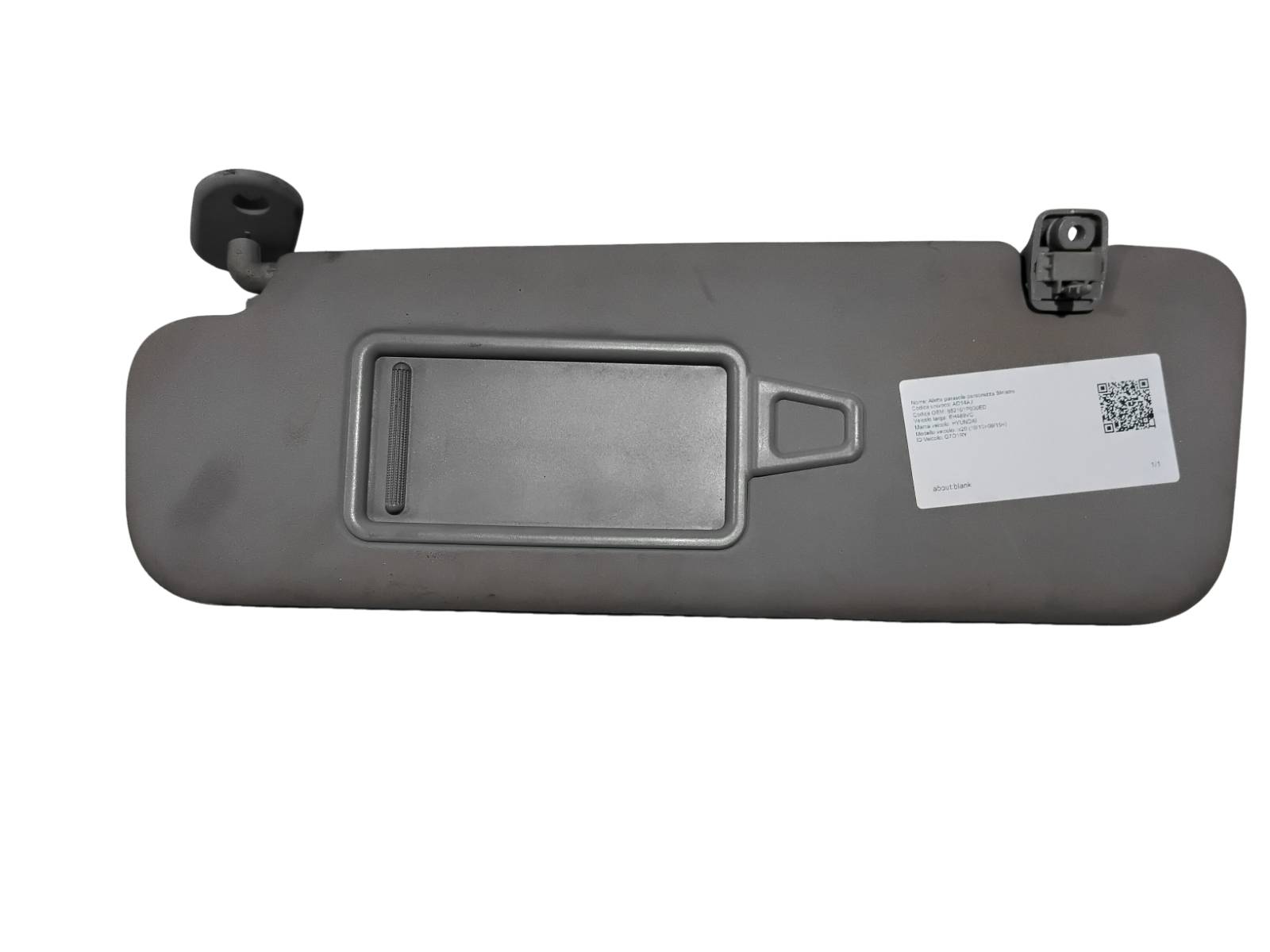 Aletta Parasole Parabrezza Destro 5P0857552G5W9 Usato