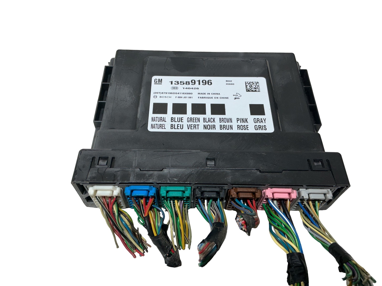 Computer Di Bordo (Gm Bosch) 13589196 F00HJ01081 Usato