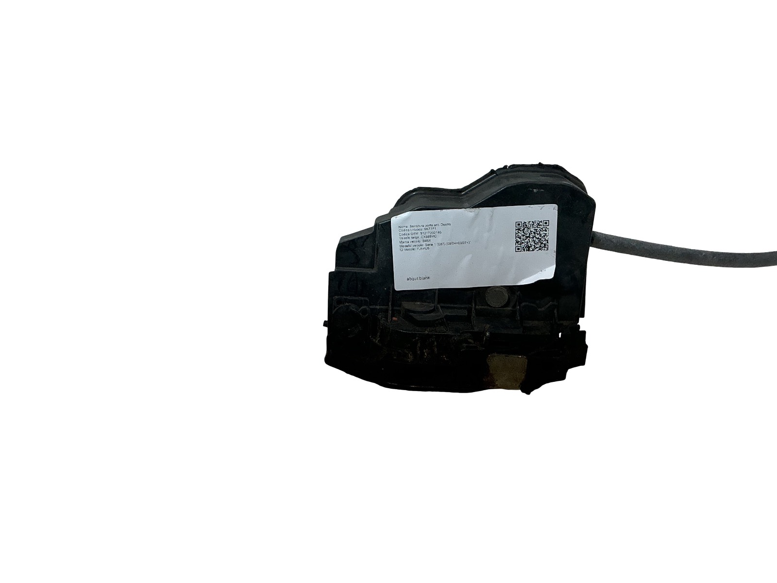 Serratura Porta Ant. Destro (Bmw Fiat) 51217202146 7167068 Usato