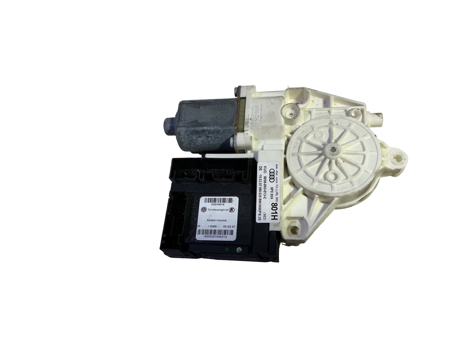 Motorino Alzacristallo Porta Ant. Sinistro (Bosch Kostal Audi) 8P0959801G S006-060-013-C Usato