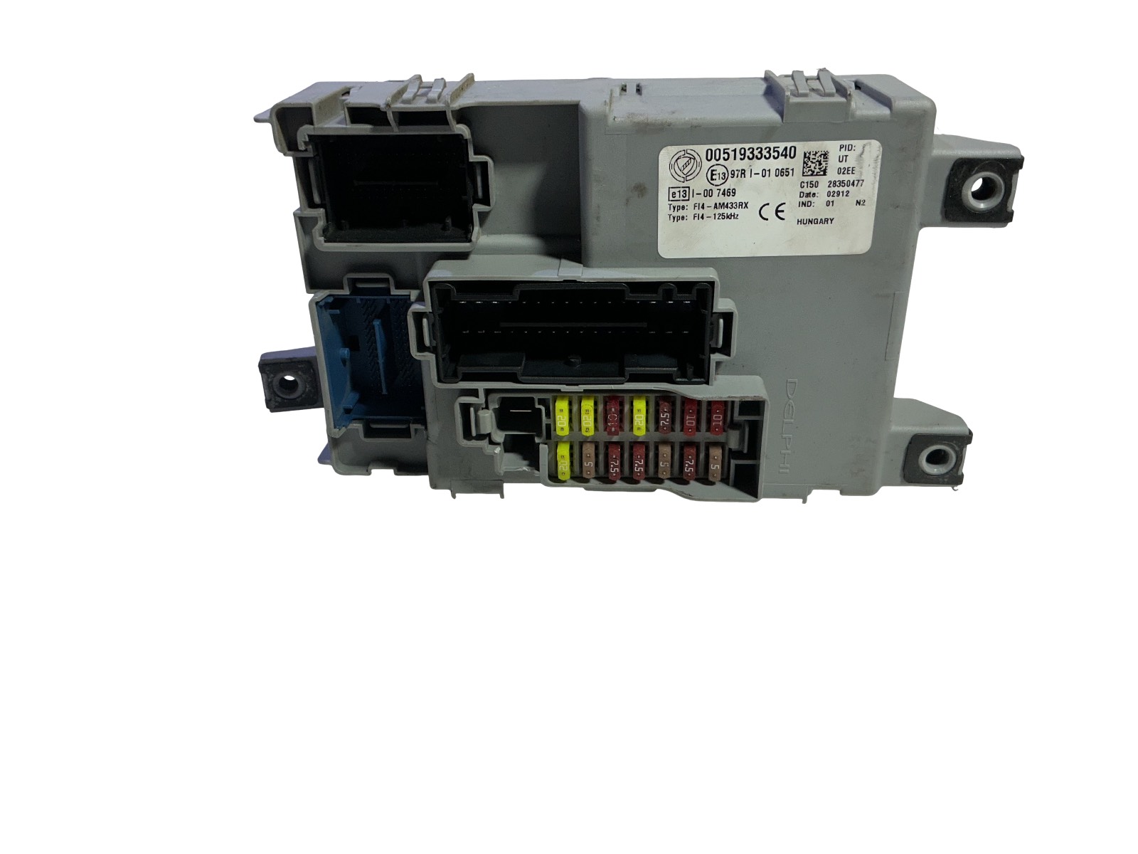 Computer Di Bordo (Delphi) 0051933540 00519333540 Usato
