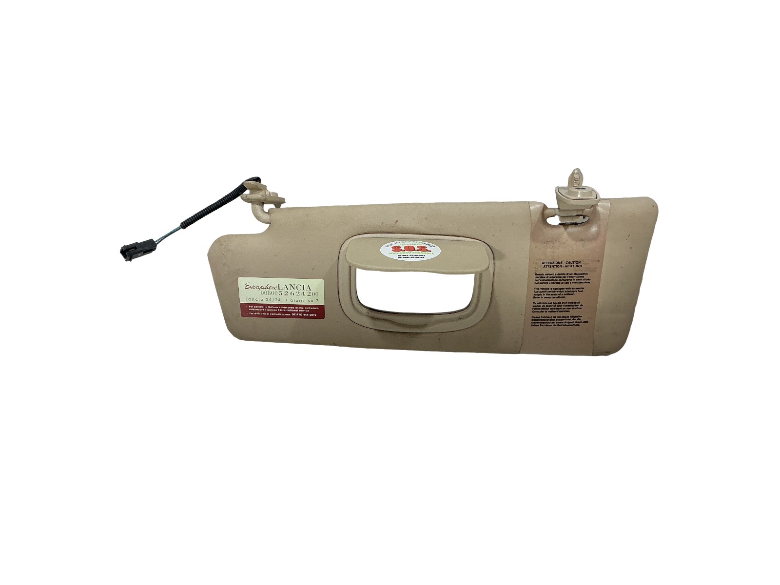 Aletta Parasole Parabrezza Sinistro (Lancia) 1 Usato