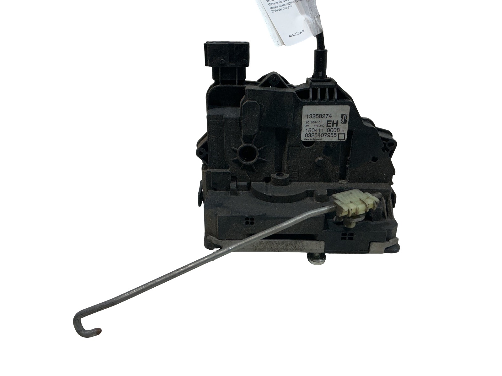 Serratura Porta Ant. Destro 13258274 0325407955 Usato