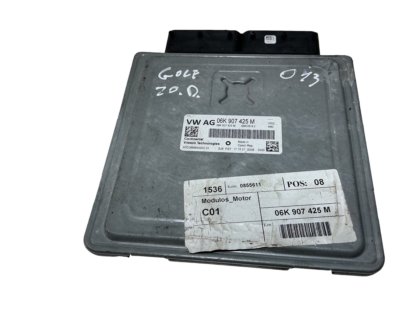 Centralina Iniezione (Continental Vitesco Technologies Vw Ag) 06K907425M A3C0868690000 03 Usato