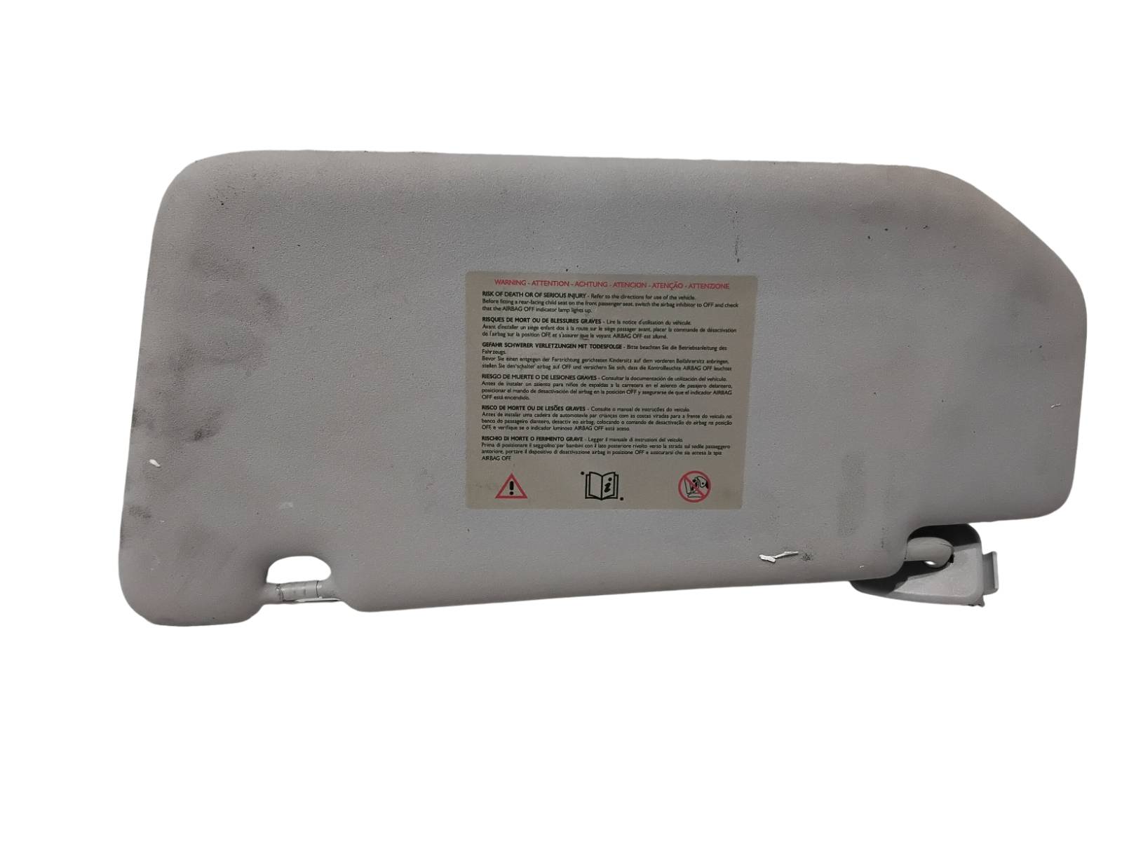 Aletta Parasole Parabrezza Destro 964009823R Usato