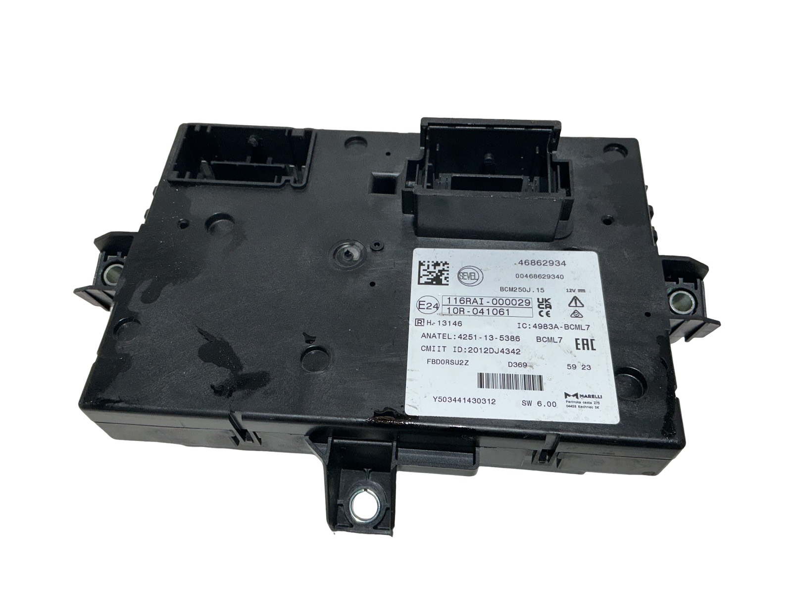 Scatola Fusibili (Marelli Magneti Marelli) 46862934 BCM250J.15 Usato