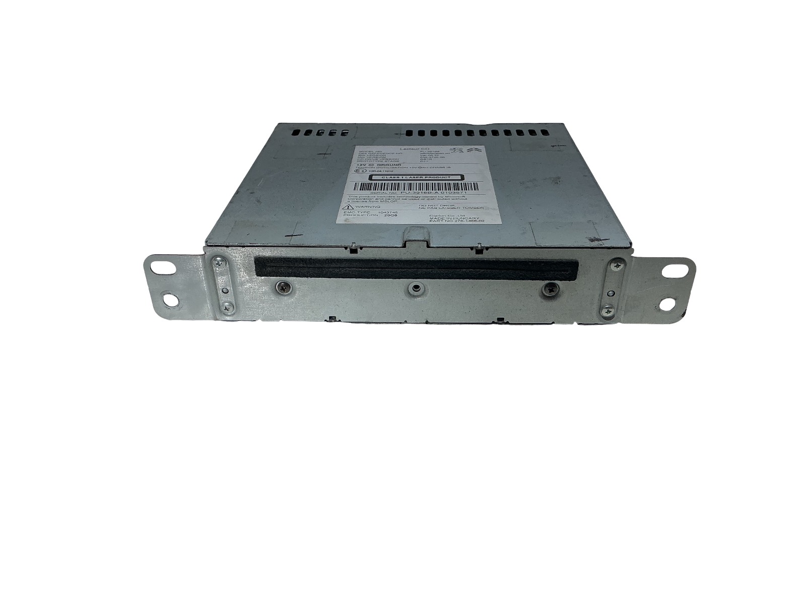 Lettore Cd (Clarion) 9805593680-02 PU-3916B Usato