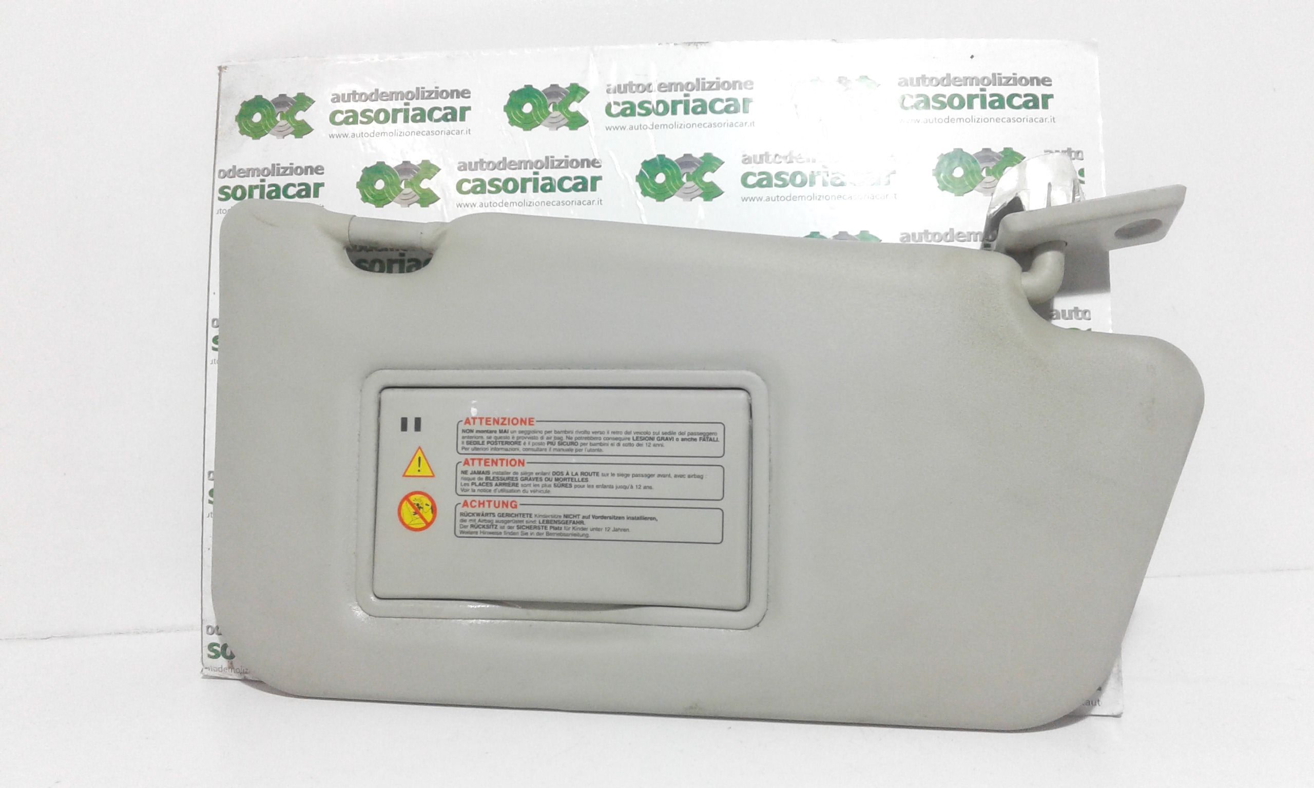 Aletta Parasole Parabrezza Destro Usato