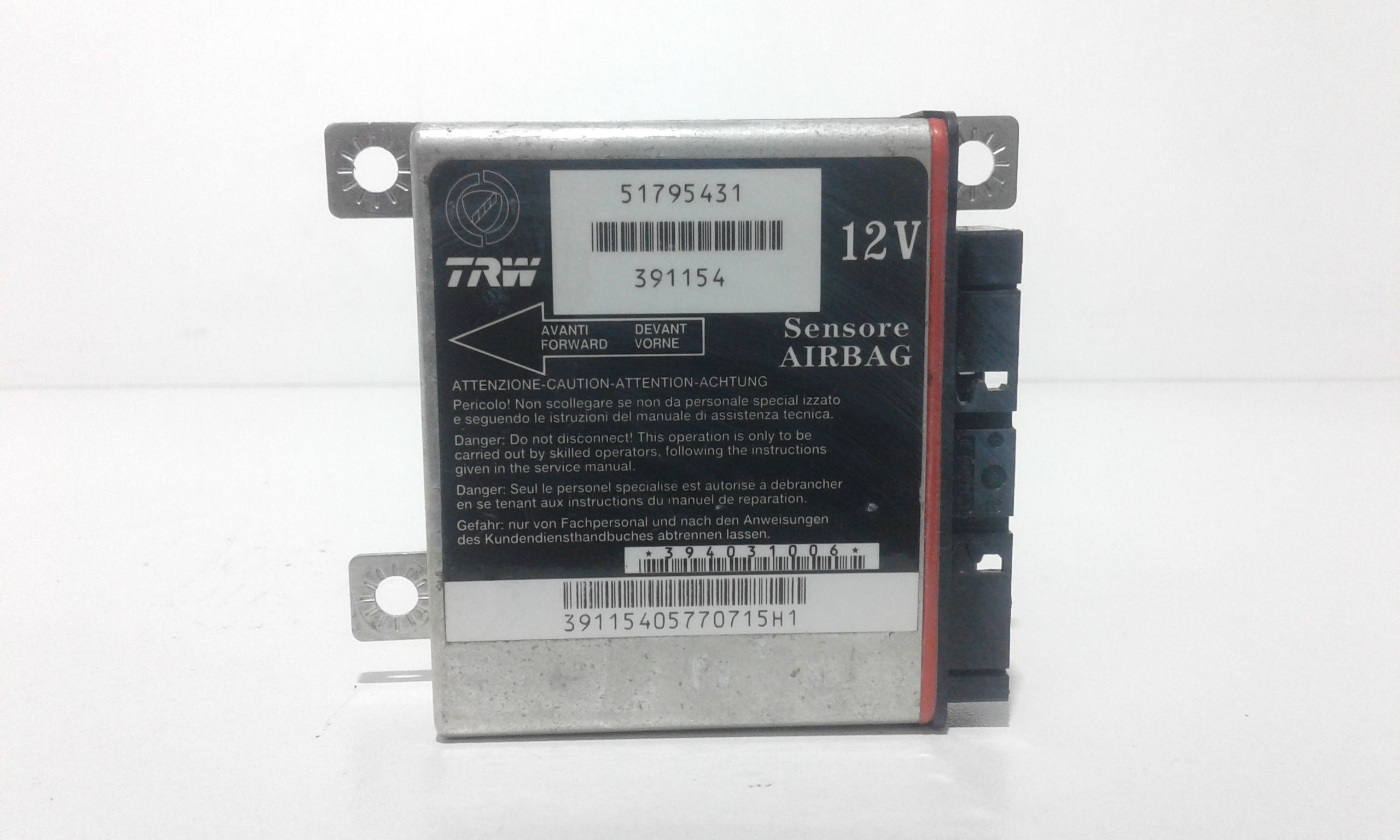 Centralina Comando Airbag 51795431 Usato