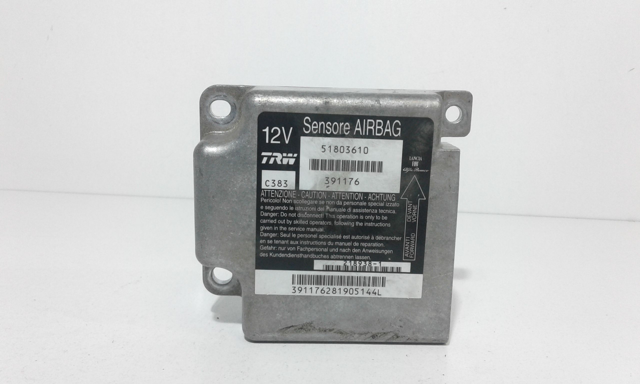 Centralina Comando Airbag 46807549 Usato