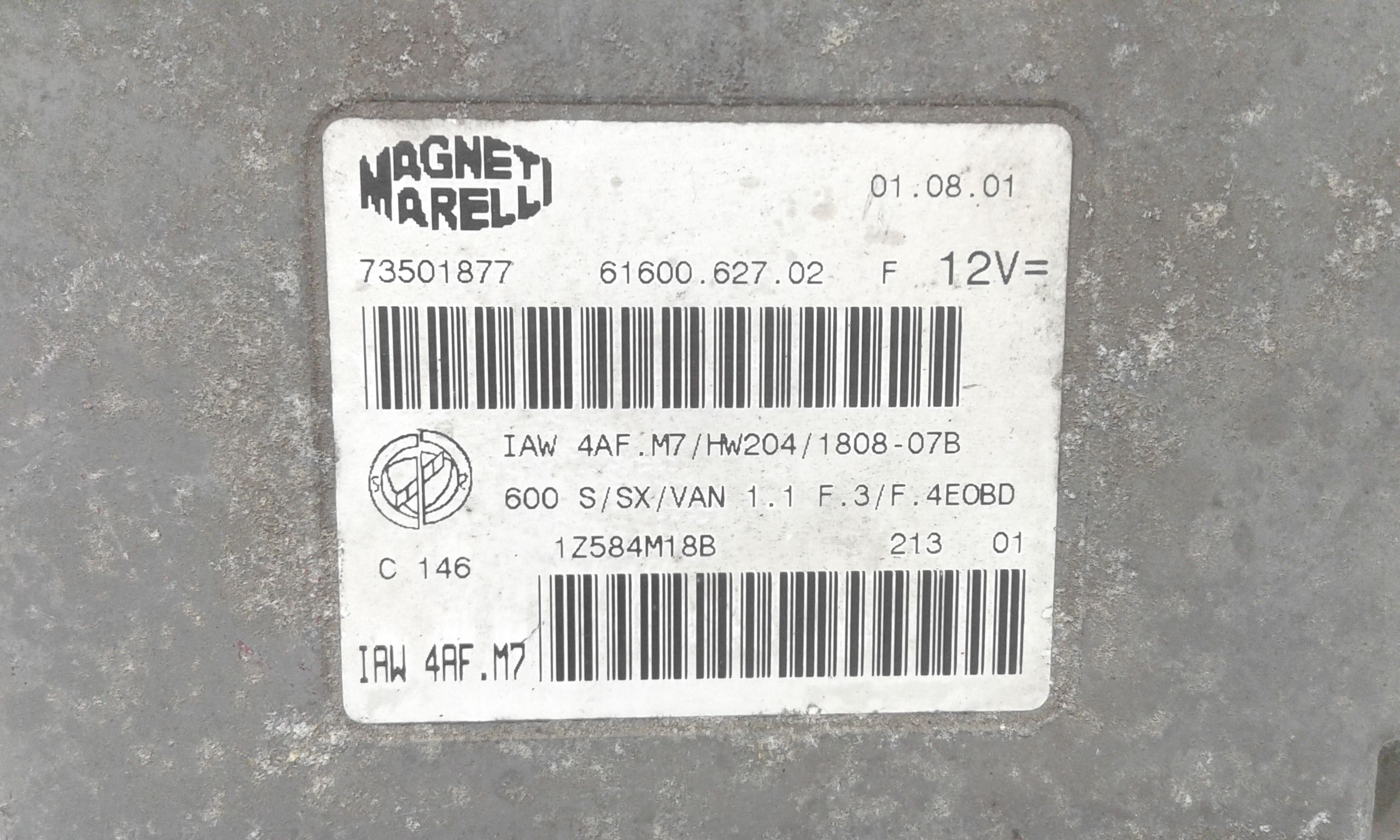 Centralina Iniezione 46820325 Usato