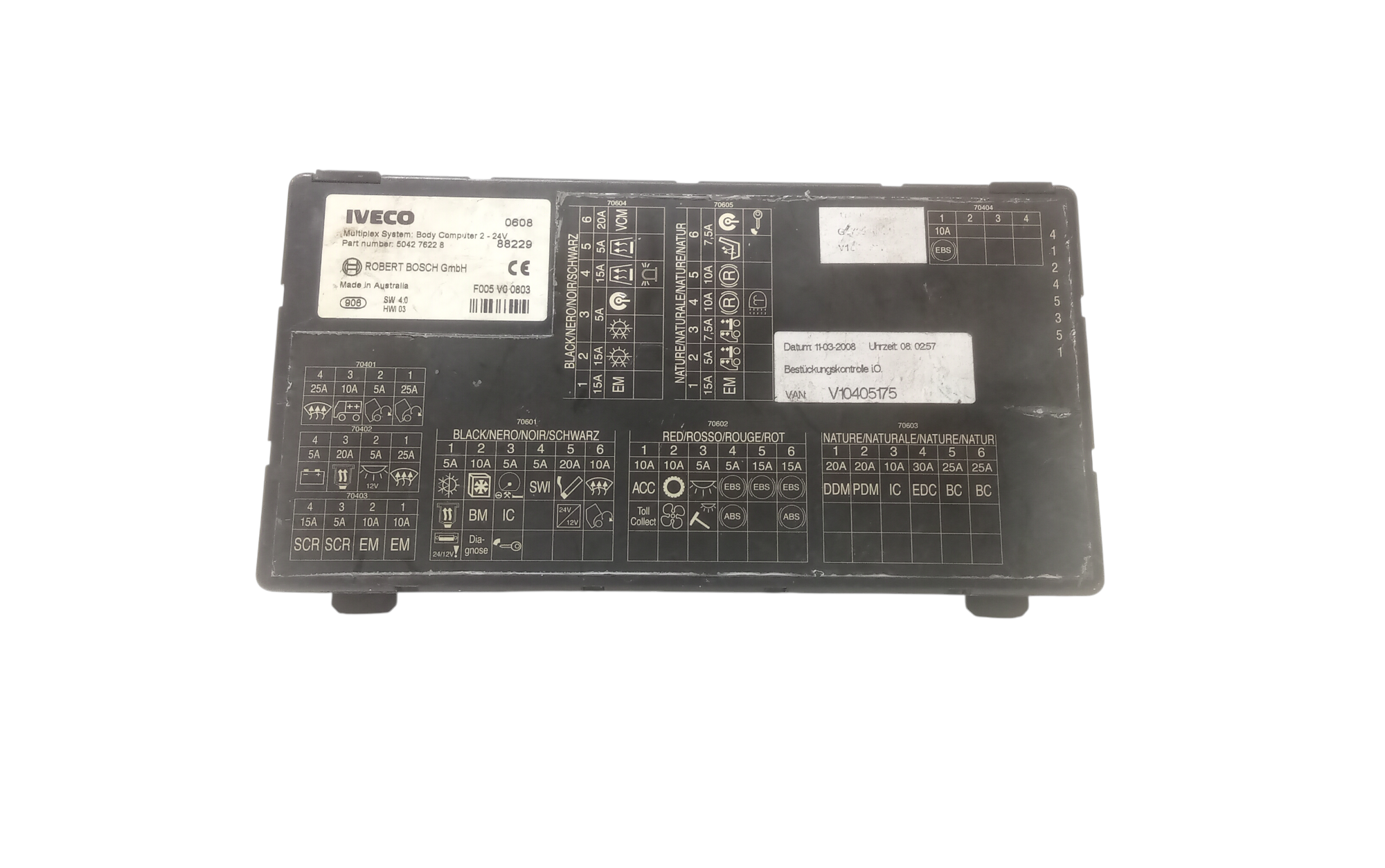 Scatola Fusibili Usato