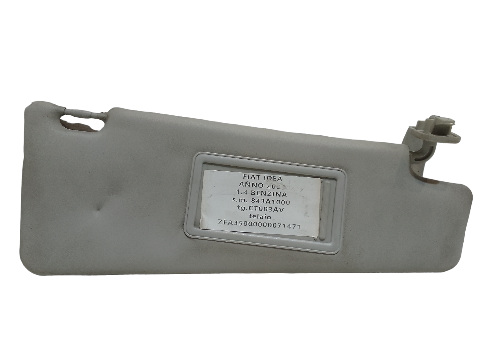 Aletta Parasole Parabrezza Destro 735361684 Usato