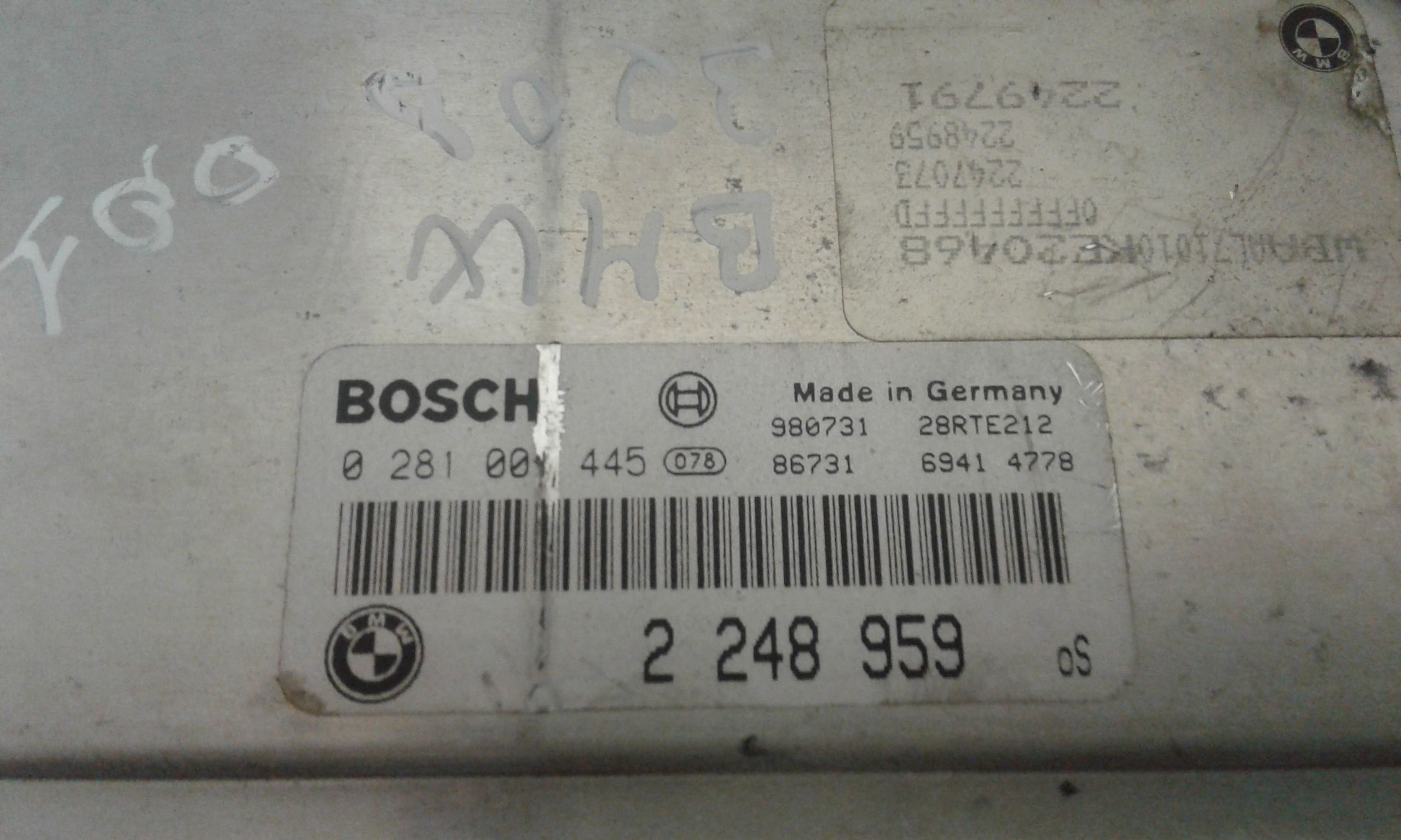 Centralina Iniezione 12147545416 Usato