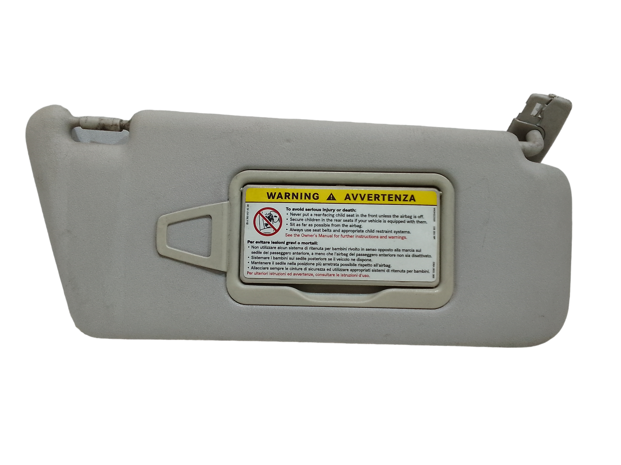 Aletta Parasole Parabrezza Destro A16981004107H48 Usato