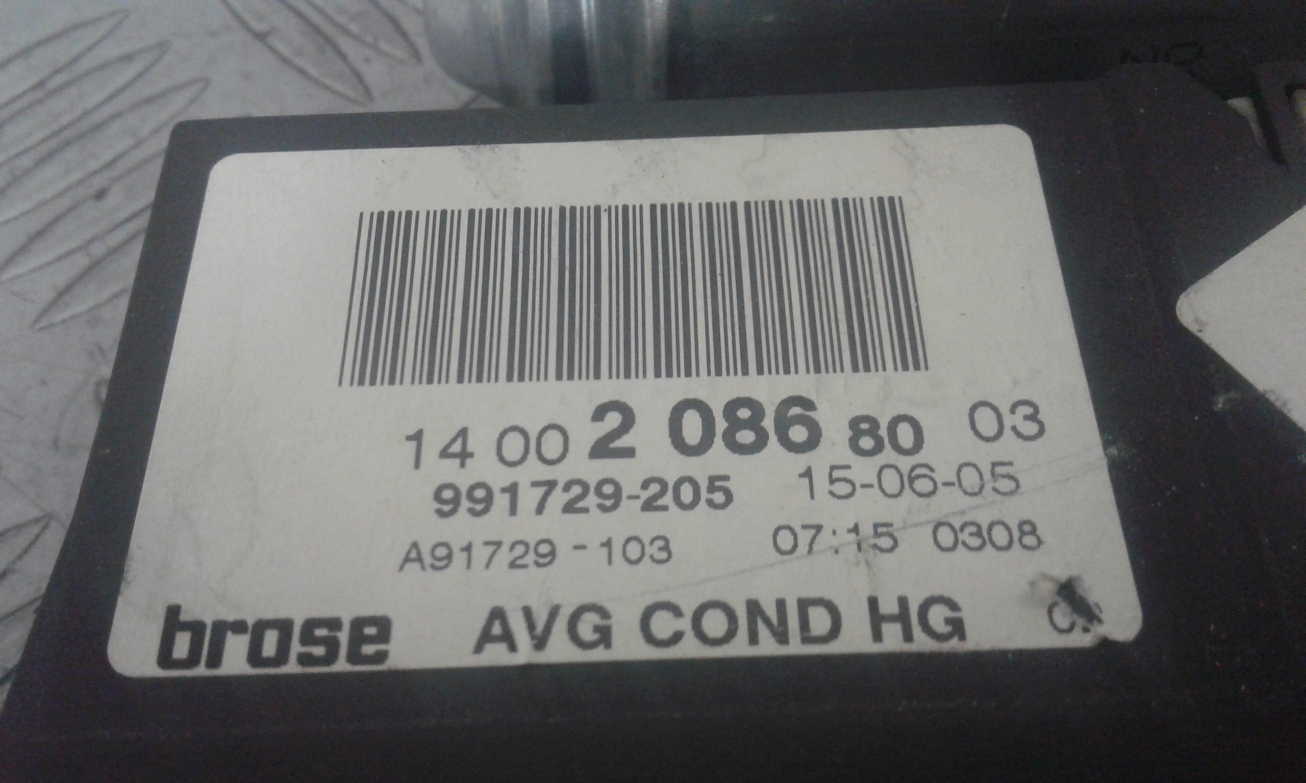 Motorino Alzacristallo Porta Ant. Sinistro 1400207980 Usato