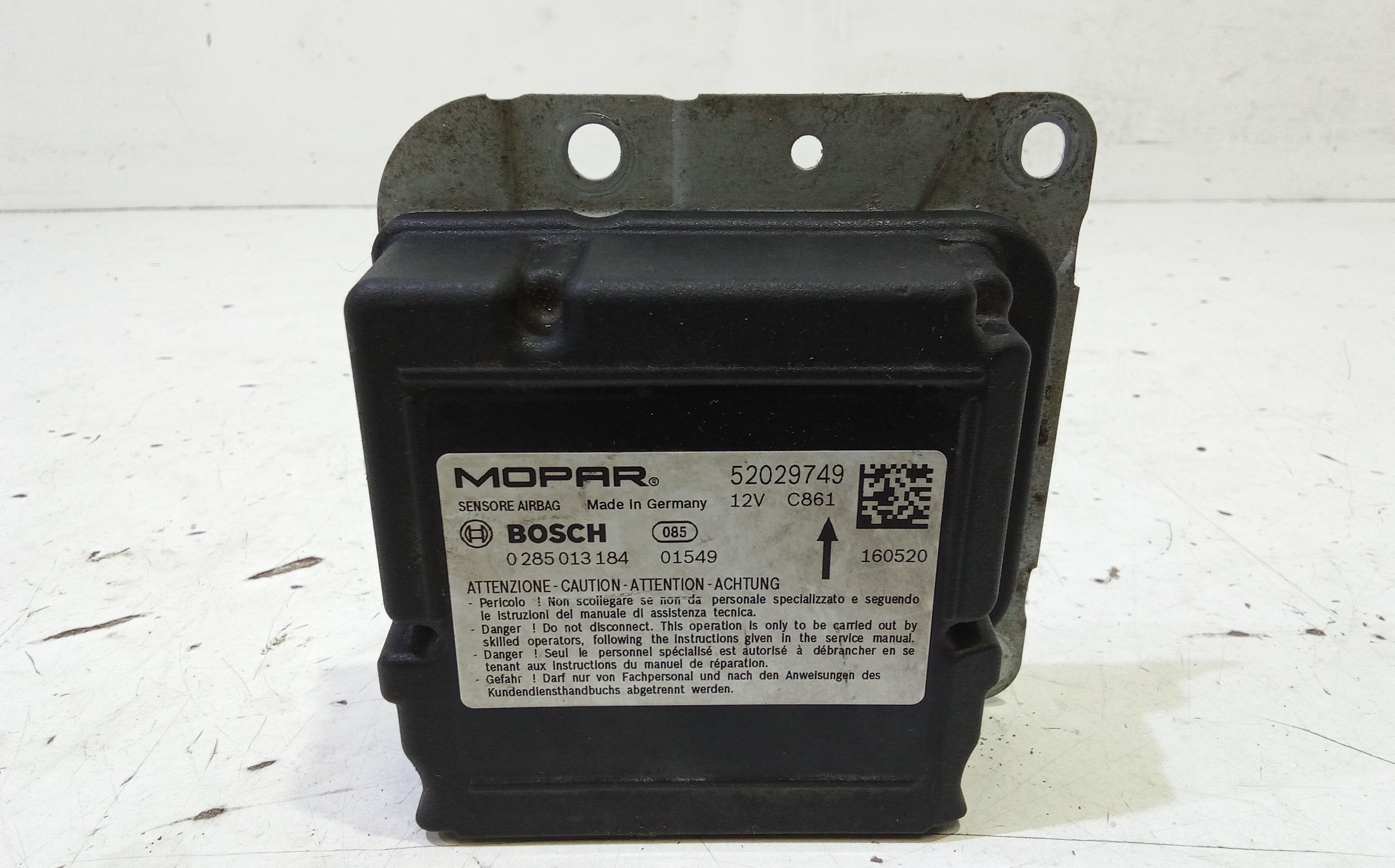 Centralina Comando Airbag 52180791 Usato