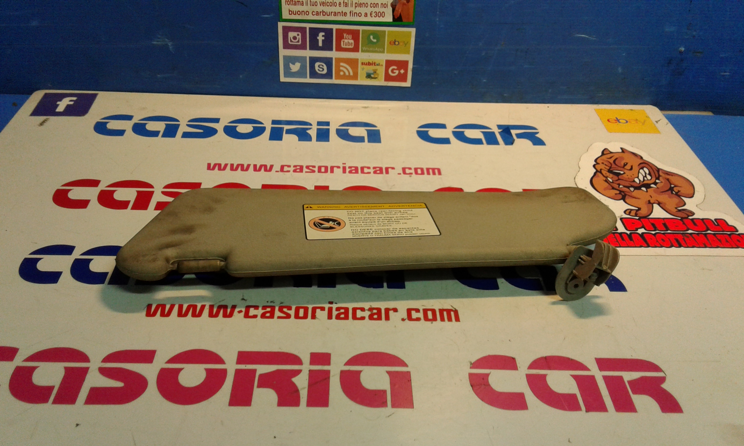 Aletta Parasole Parabrezza Destro 96537730 Usato