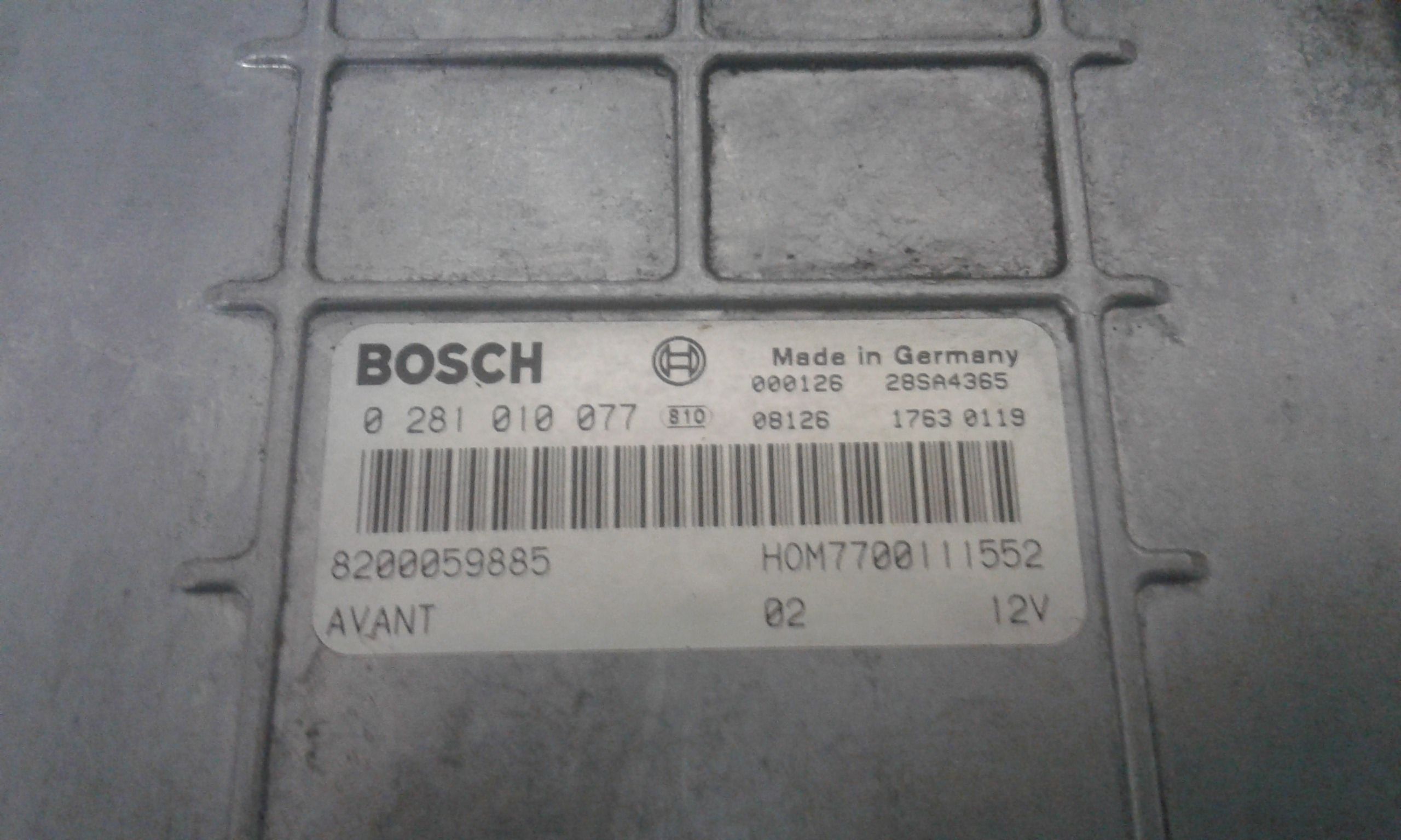 Centralina Iniezione 8200204738 Usato