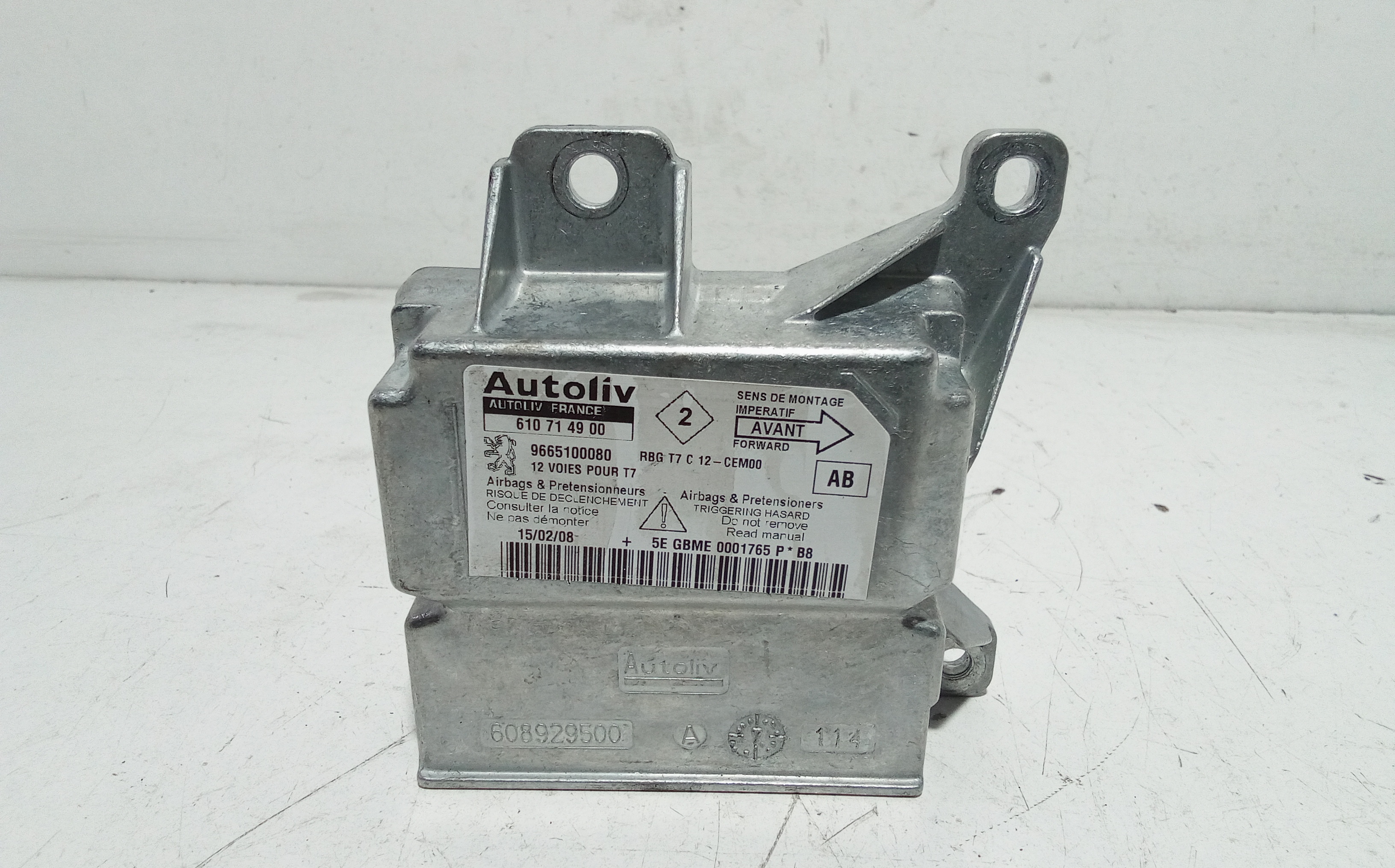 Centralina Comando Airbag 6546AR Usato