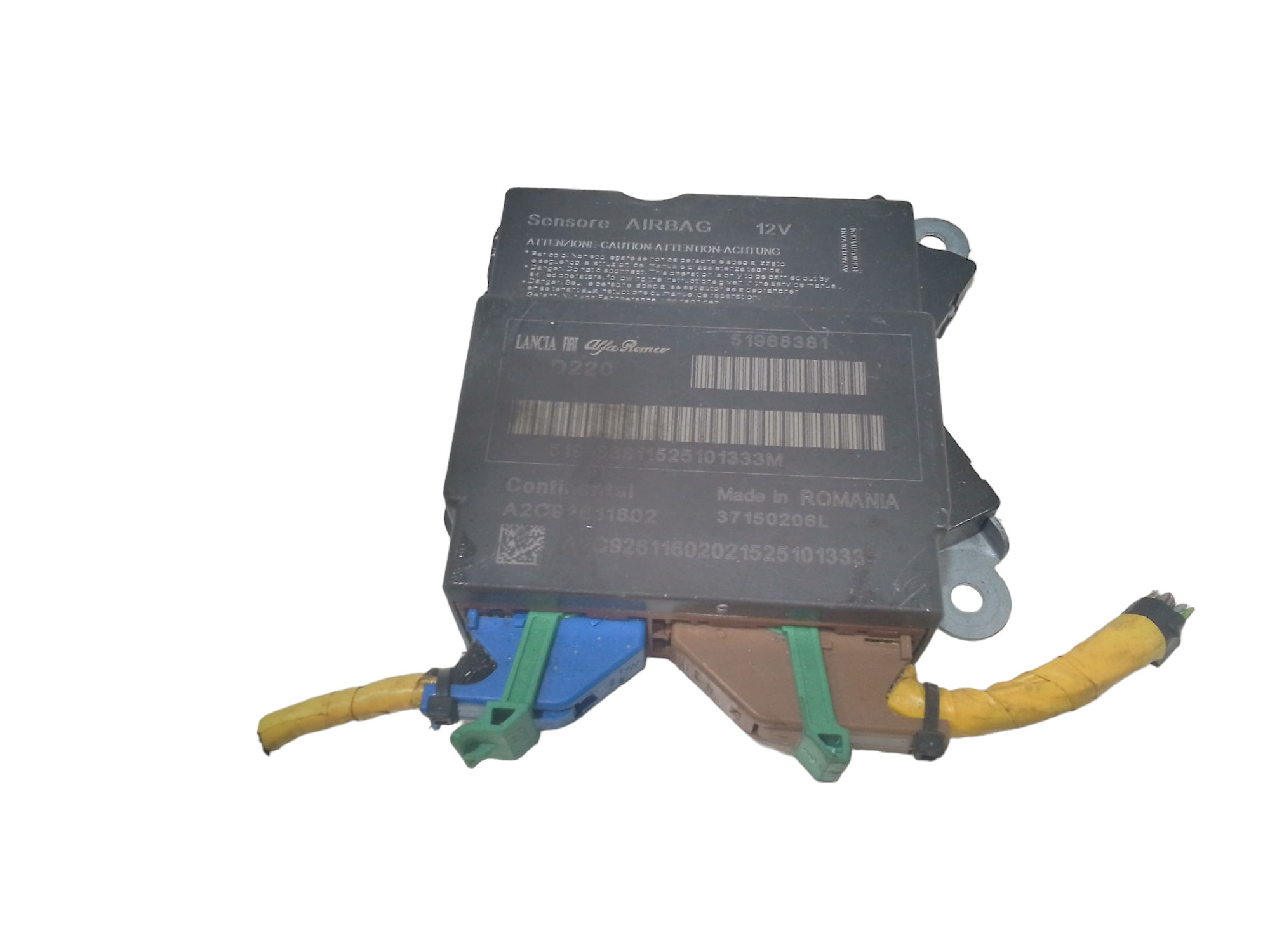 Centralina Comando Airbag 51968381 Usato