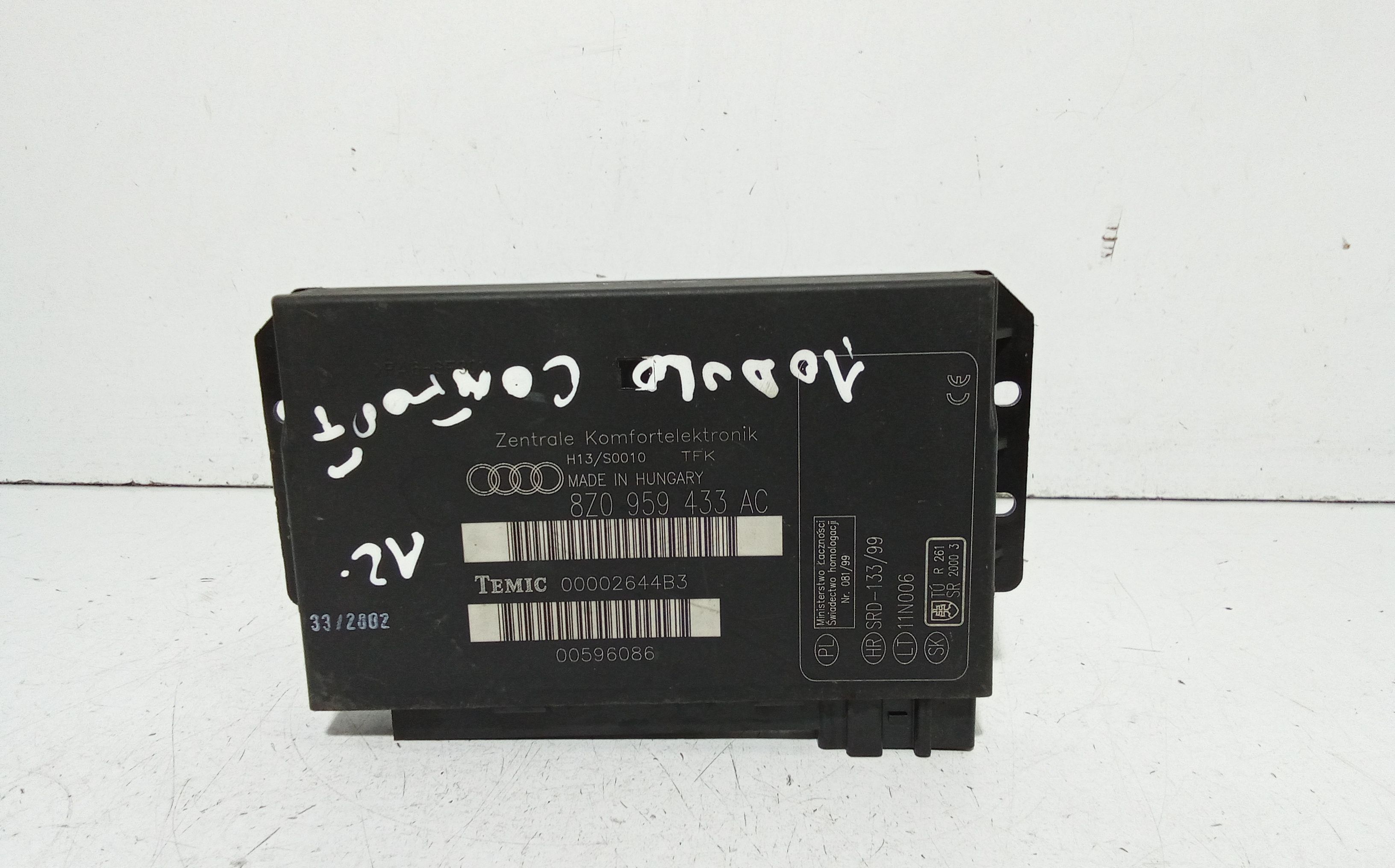 Centralina Modulo Di Controllo Comfort Usato