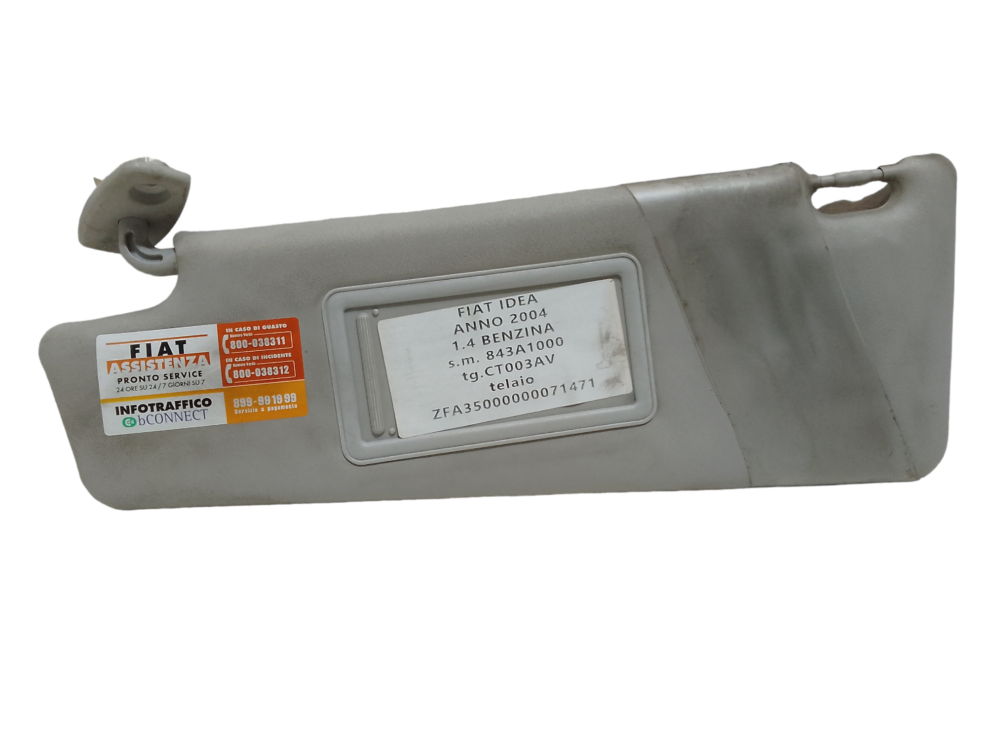 Aletta Parasole Parabrezza Sinistro 735361679 Usato