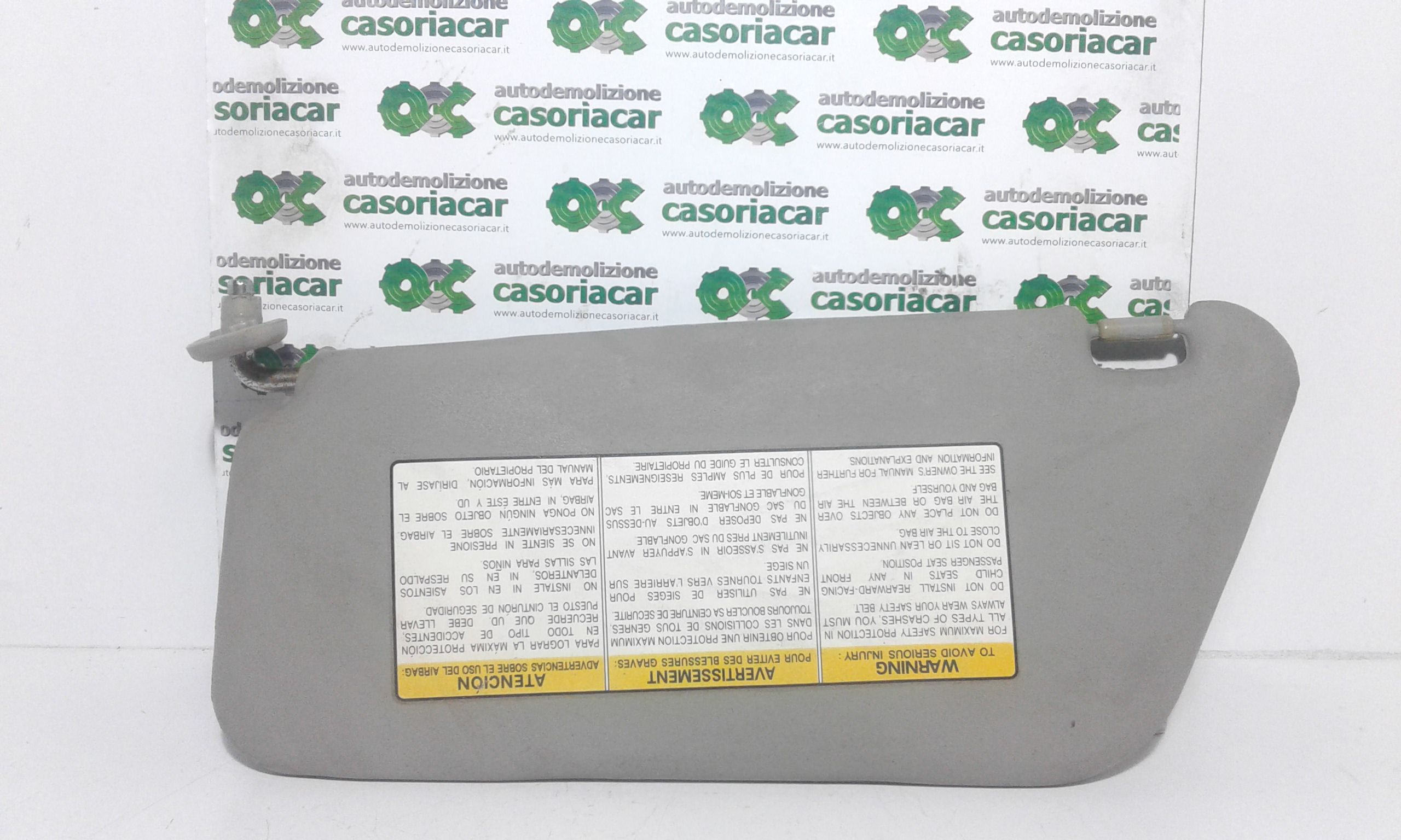 Aletta Parasole Parabrezza Destro 96280100 Usato