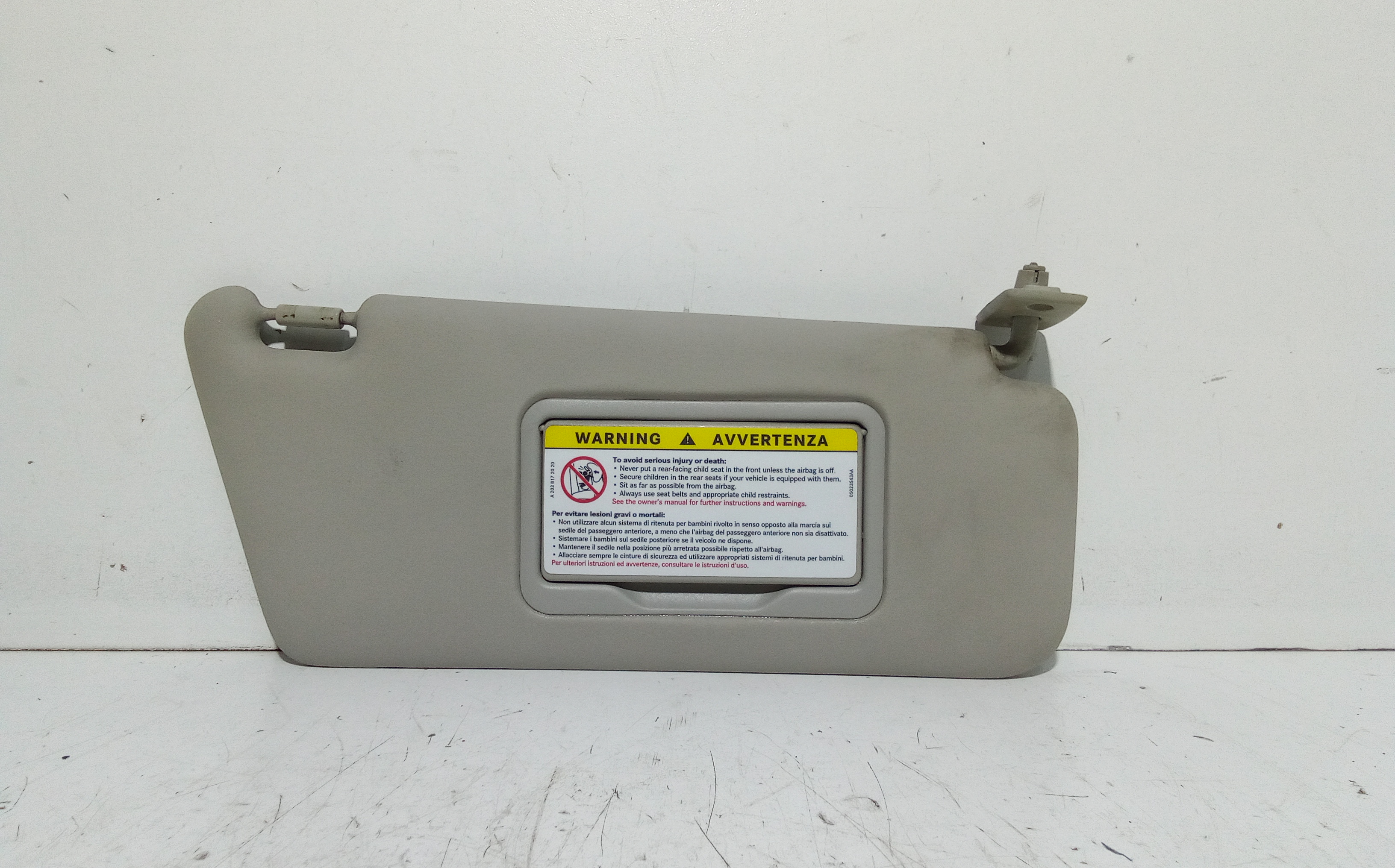 Aletta Parasole Parabrezza Destro Usato