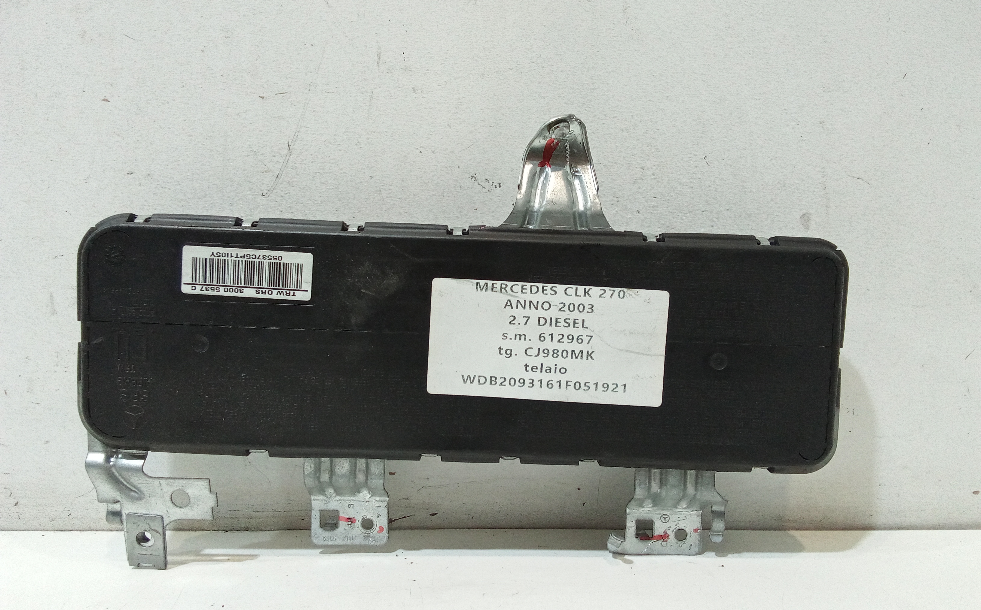 Dispositivo Airbag Porta Ant. Destro Usato