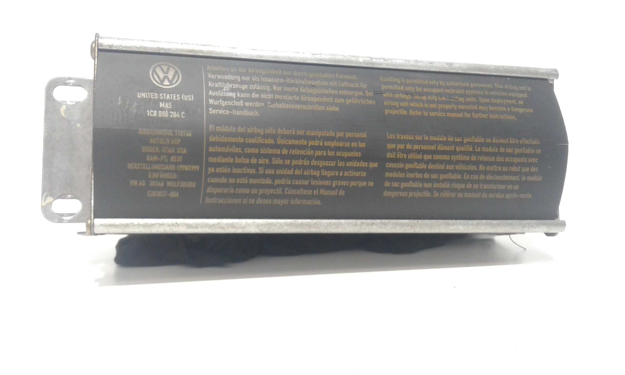 Dispositivo Airbag Lato Passeggero 1C0880204E Usato