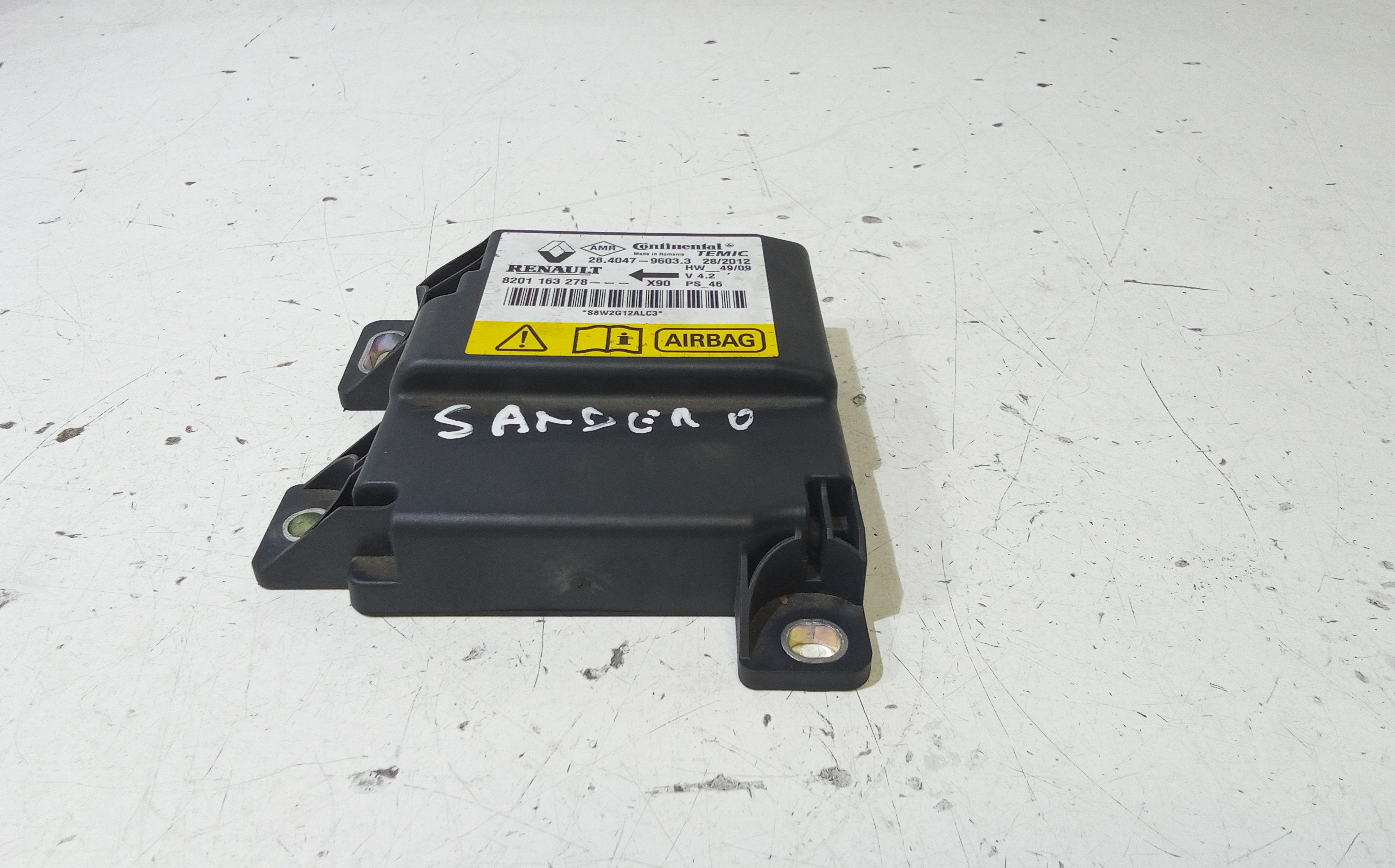 Centralina Comando Airbag 8201163278 Usato