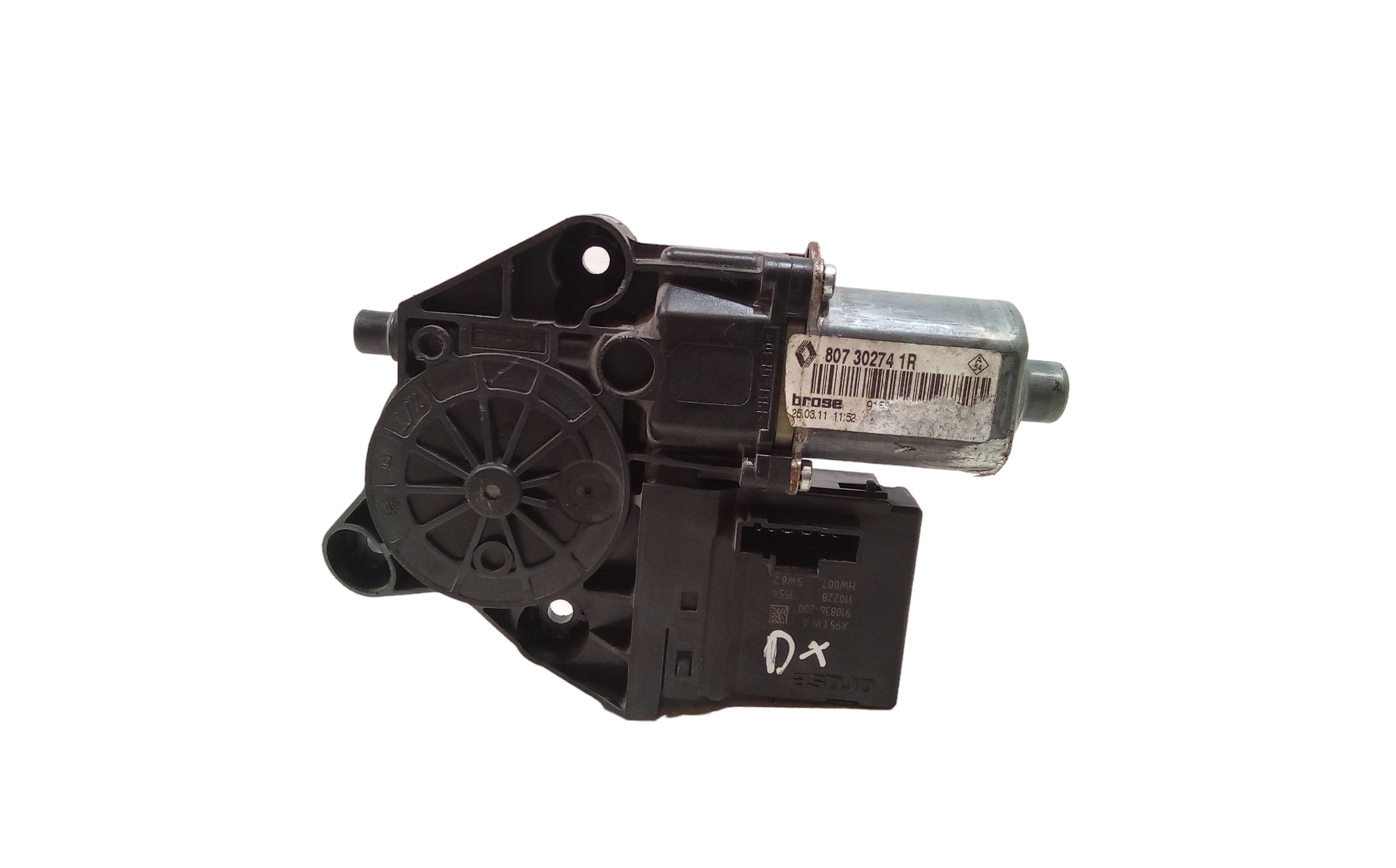 Motorino Alzacristallo Porta Ant. Destro 807302741R Usato