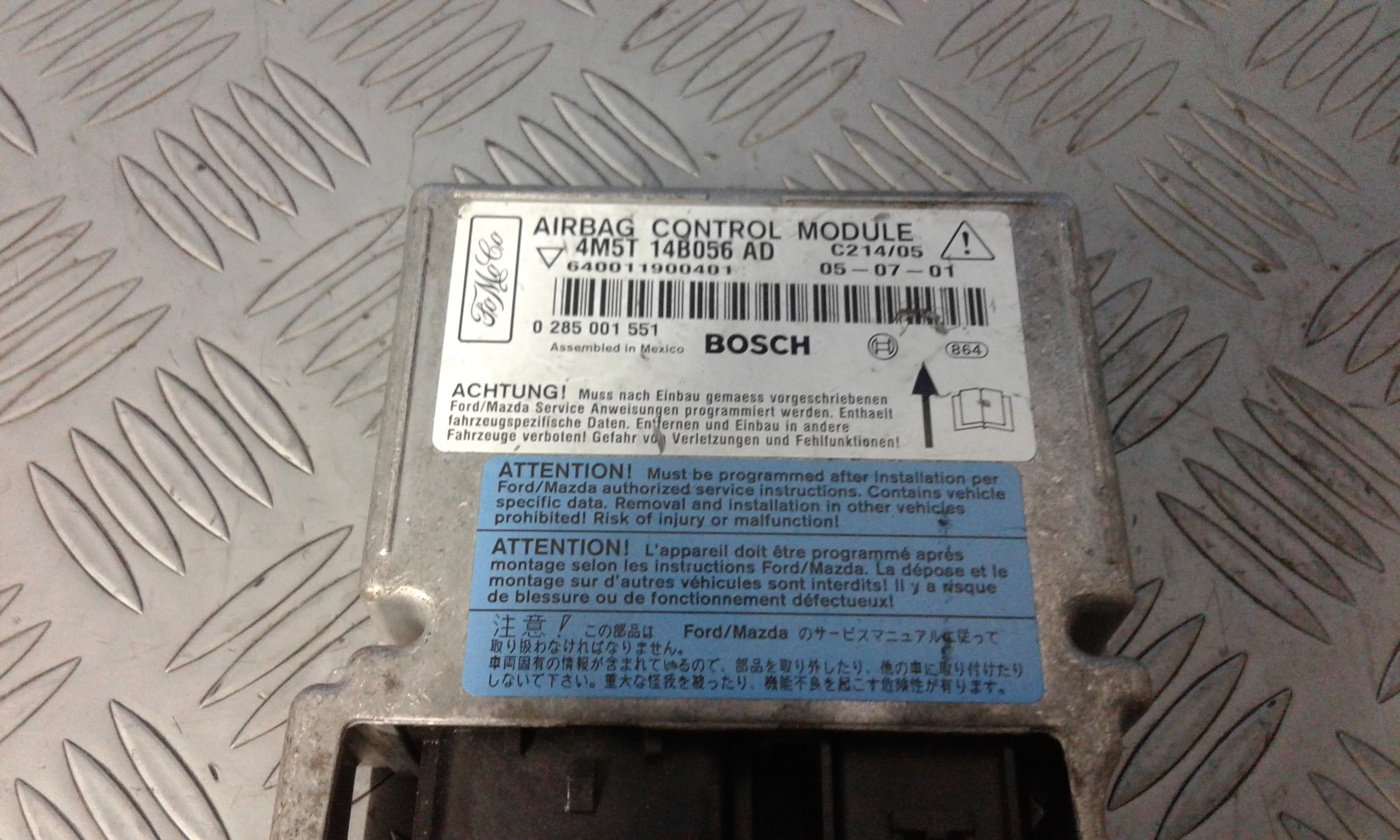 Centralina Comando Airbag 1320915 Usato