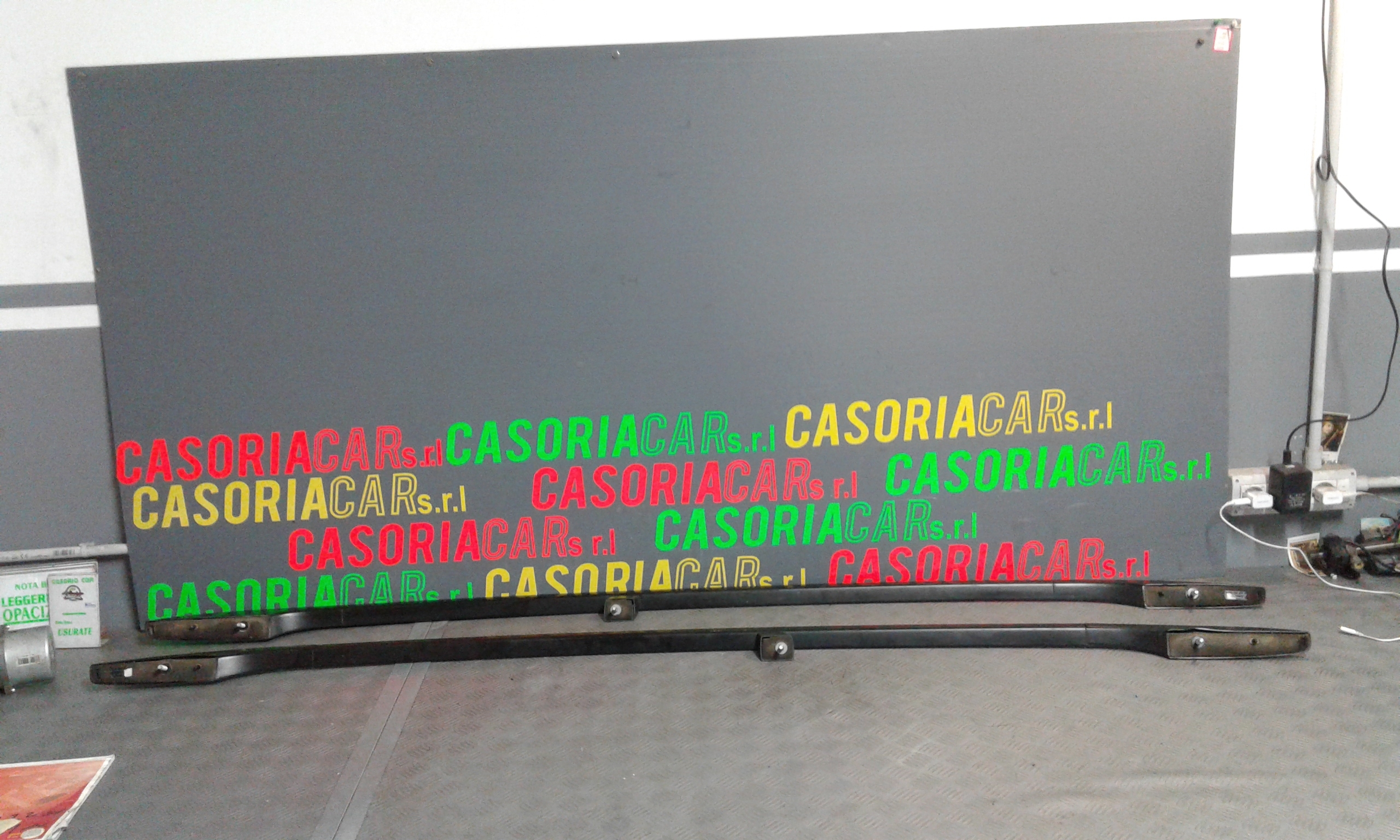 Barre Portatutto Per Mancorrente Tetto Destro + Barre Portatutto Per Mancorrente Tetto Sinistro Usato