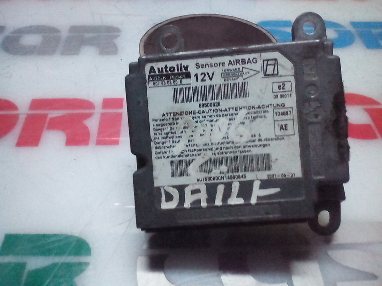 Centralina Comando Airbag 504074440 Usato