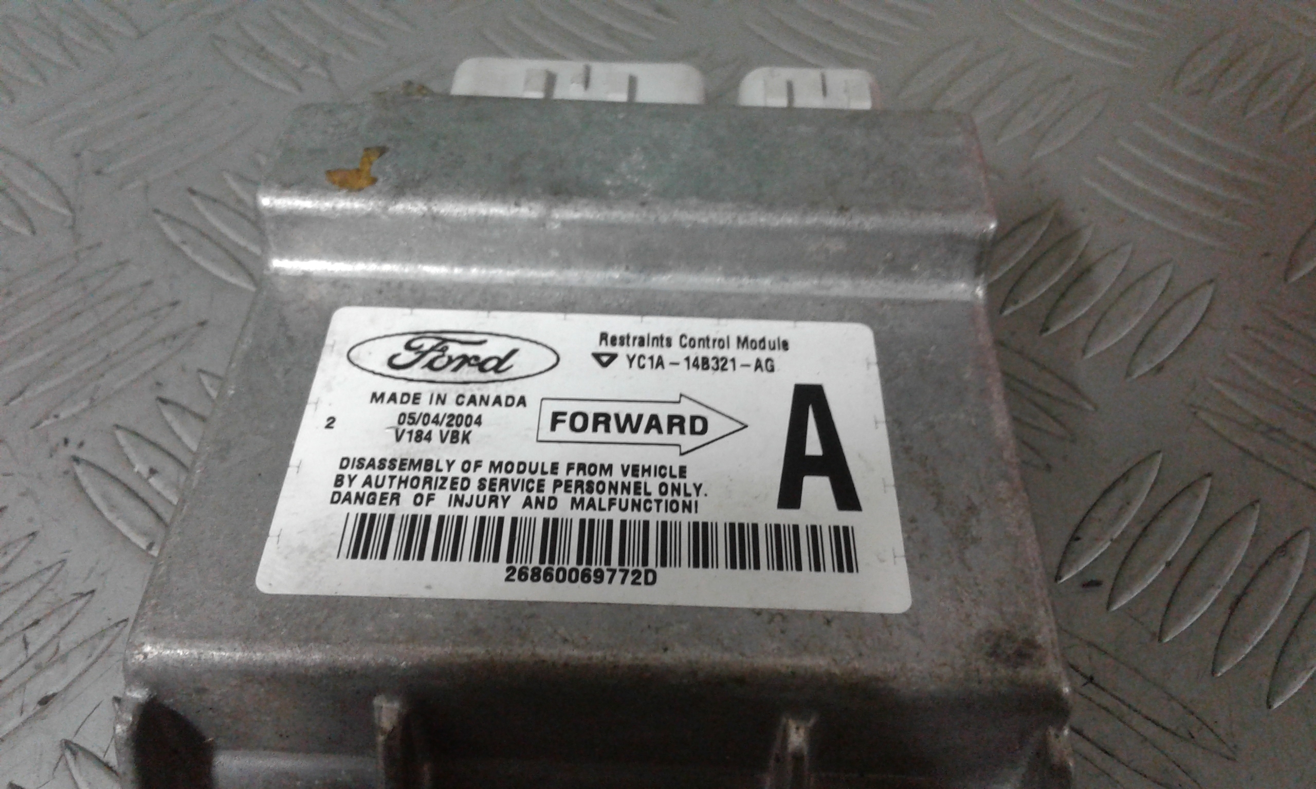 Centralina Comando Airbag 4613460 Usato