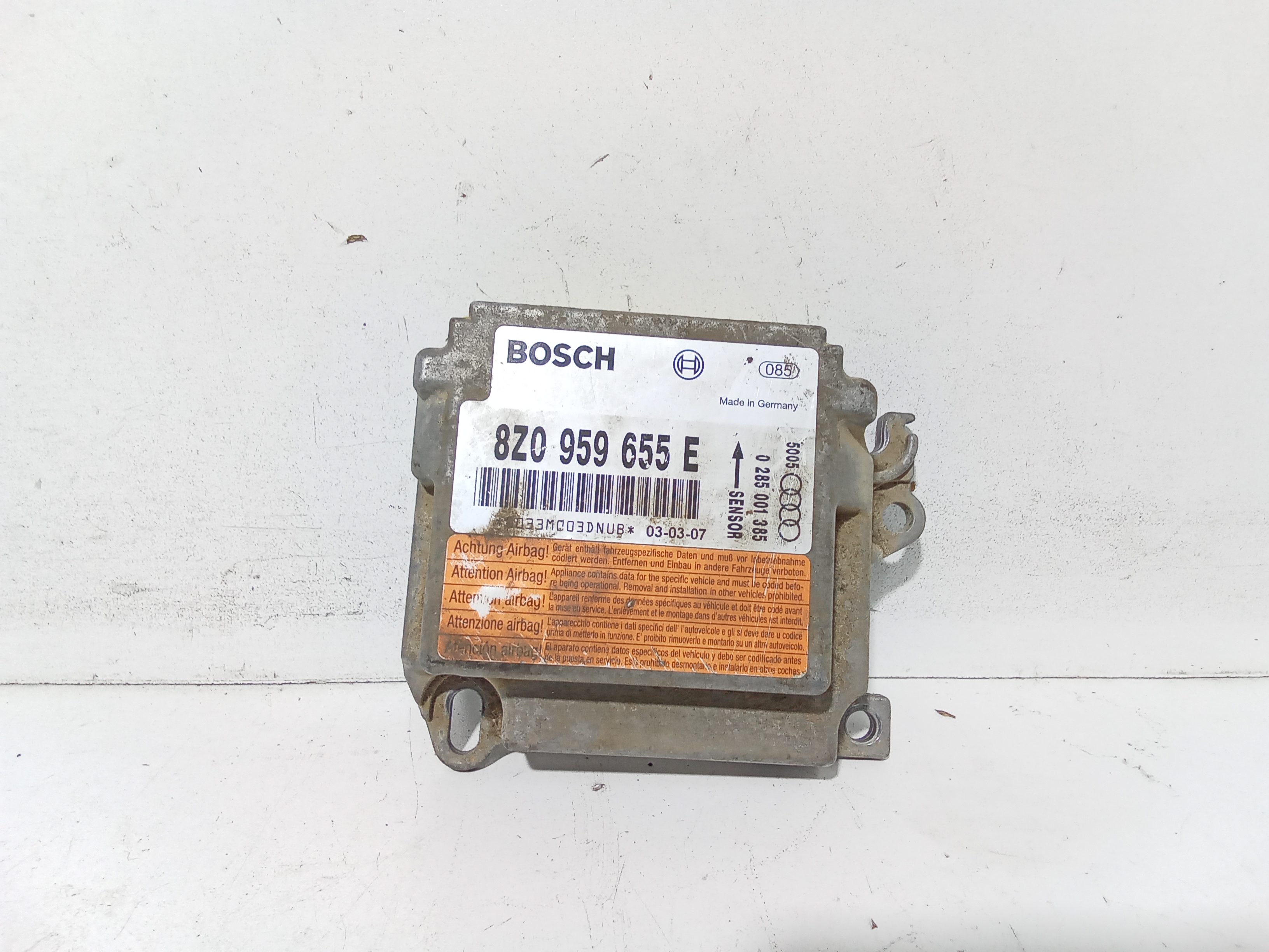 Centralina Comando Airbag 8Z0959655H Usato