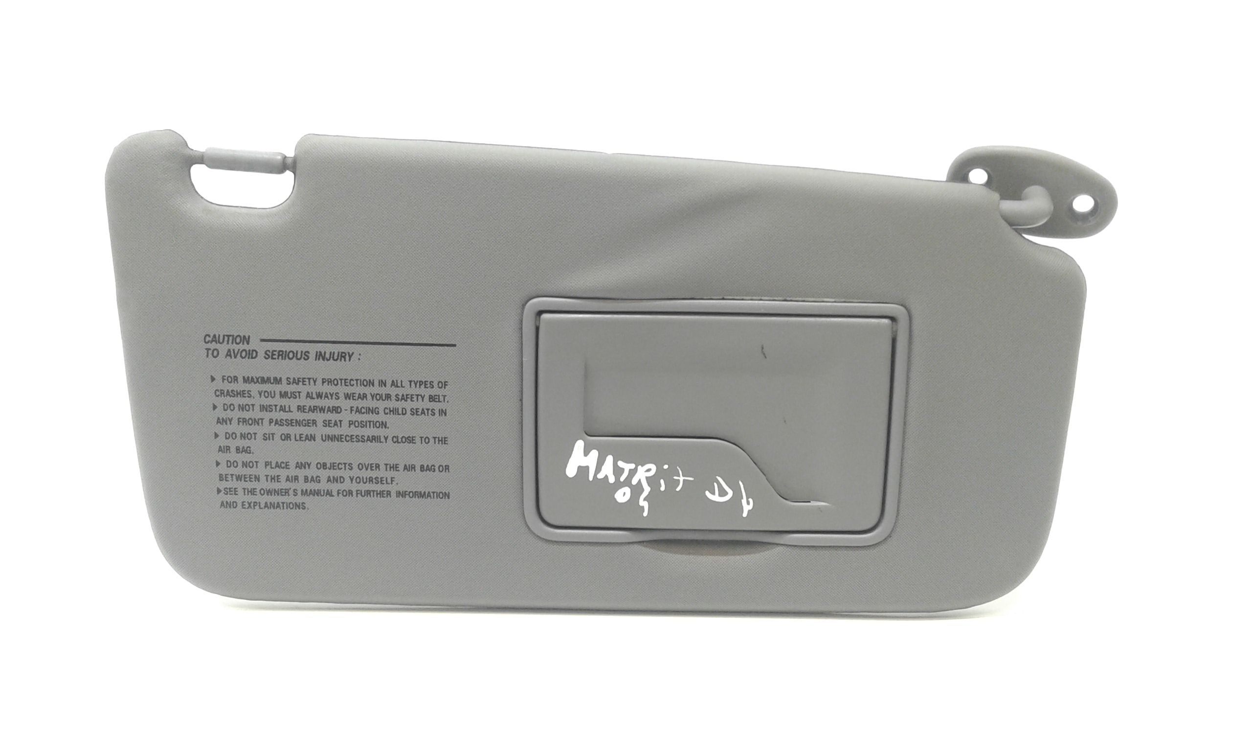 Aletta Parasole Parabrezza Destro Usato