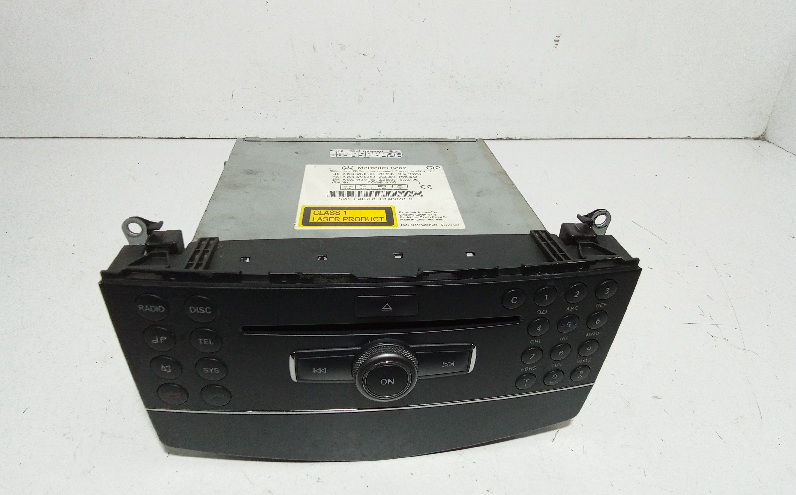 Autoradio A2049008305 Usato