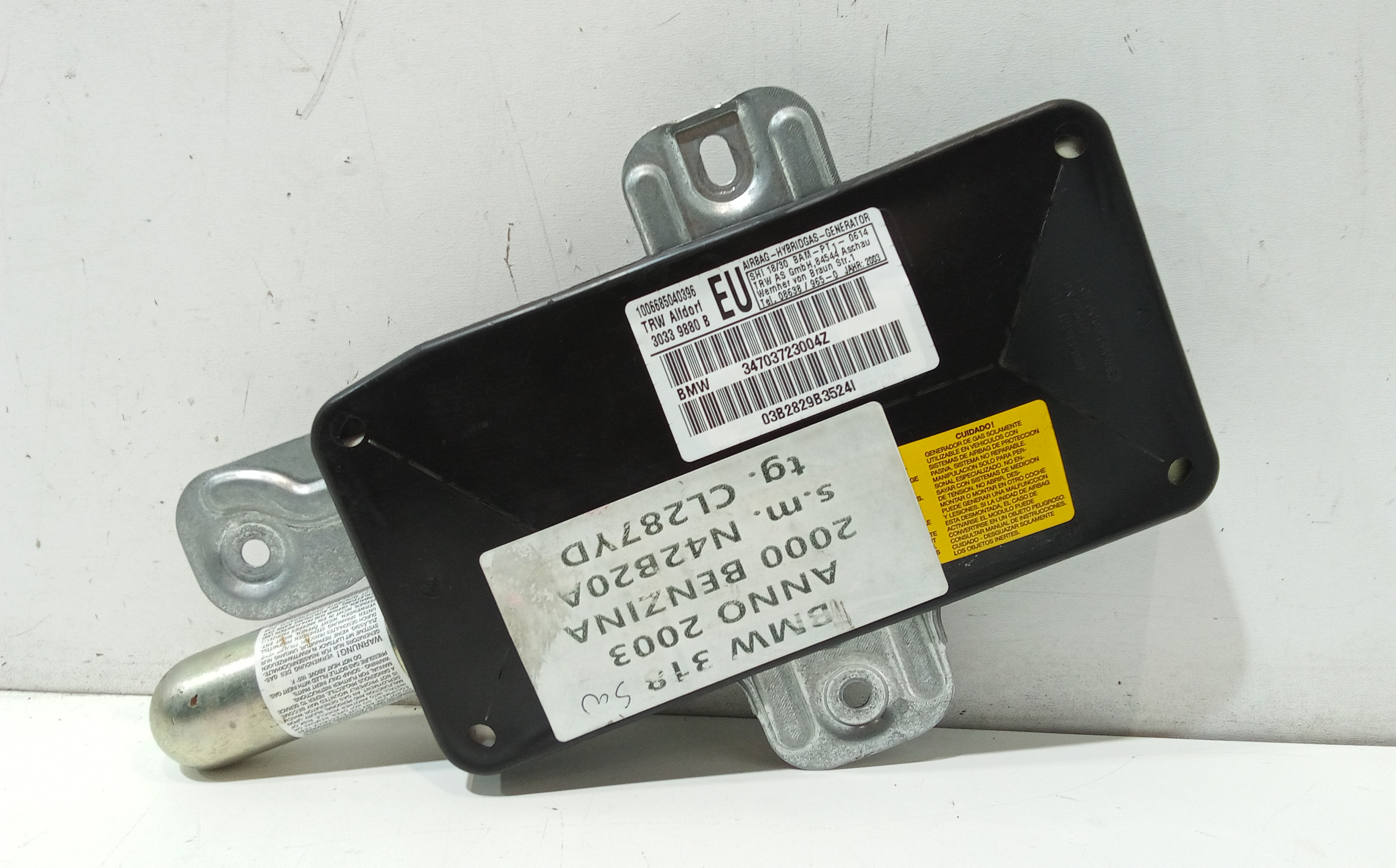 Dispositivo Airbag Porta Ant. Destro Usato