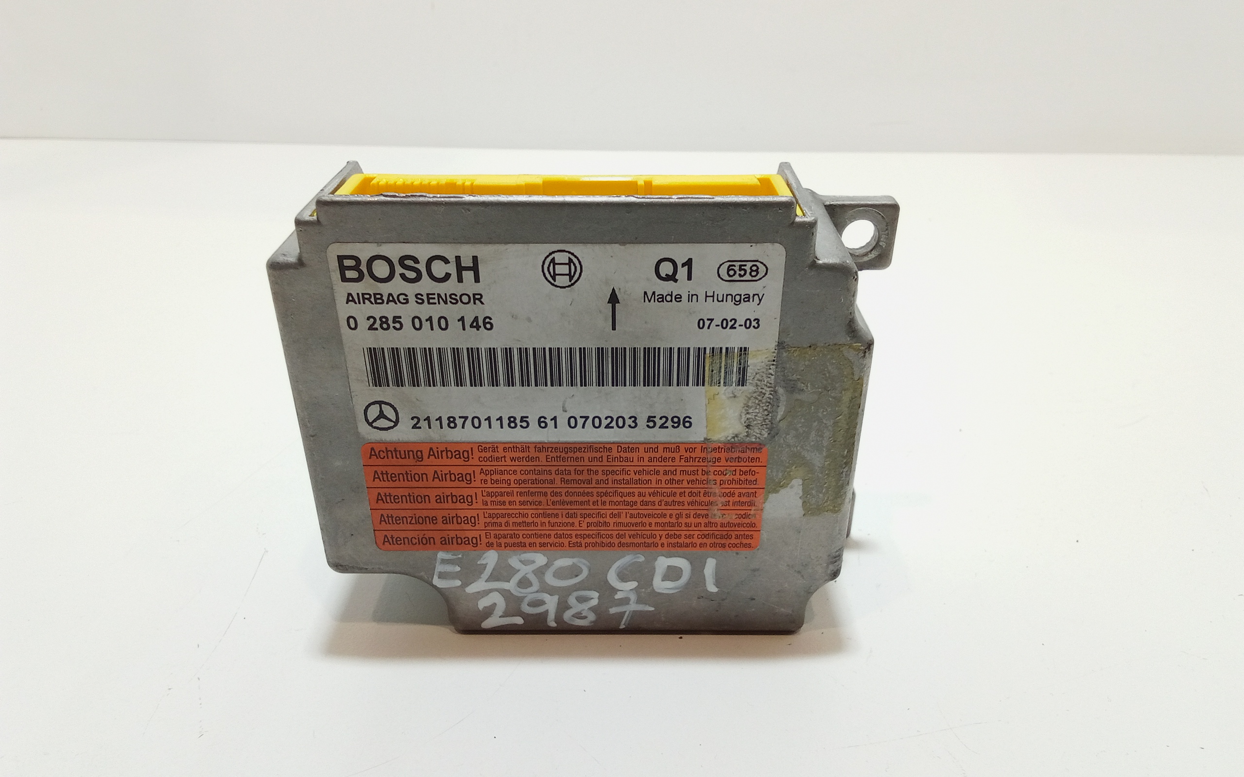 Centralina Comando Airbag A2118703985 Usato