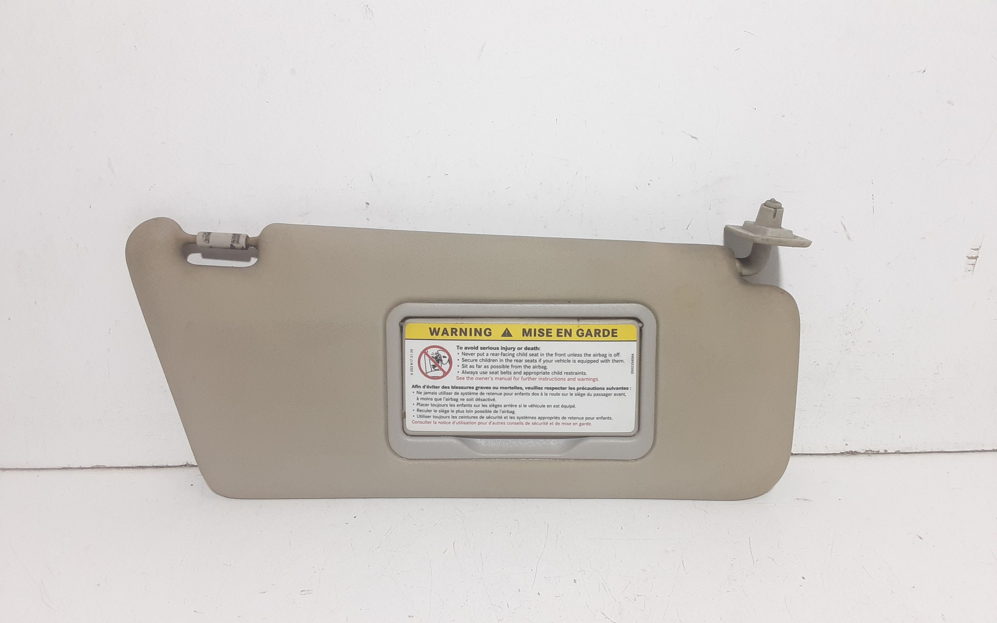 Aletta Parasole Parabrezza Destro Usato