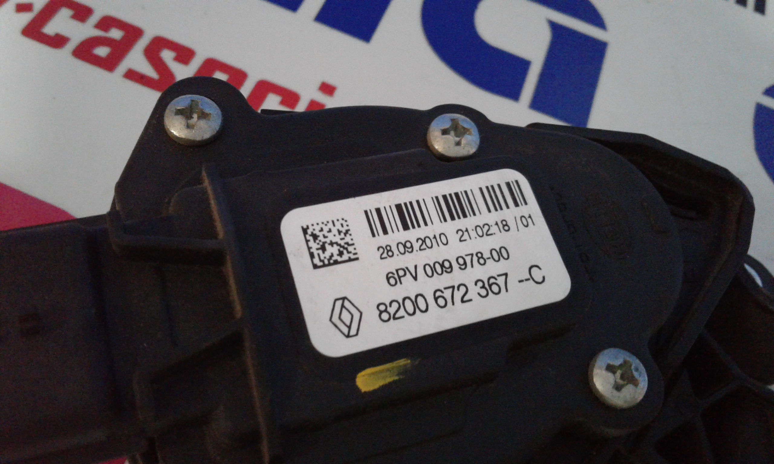 Pedale Acceleratore 180101626R Usato