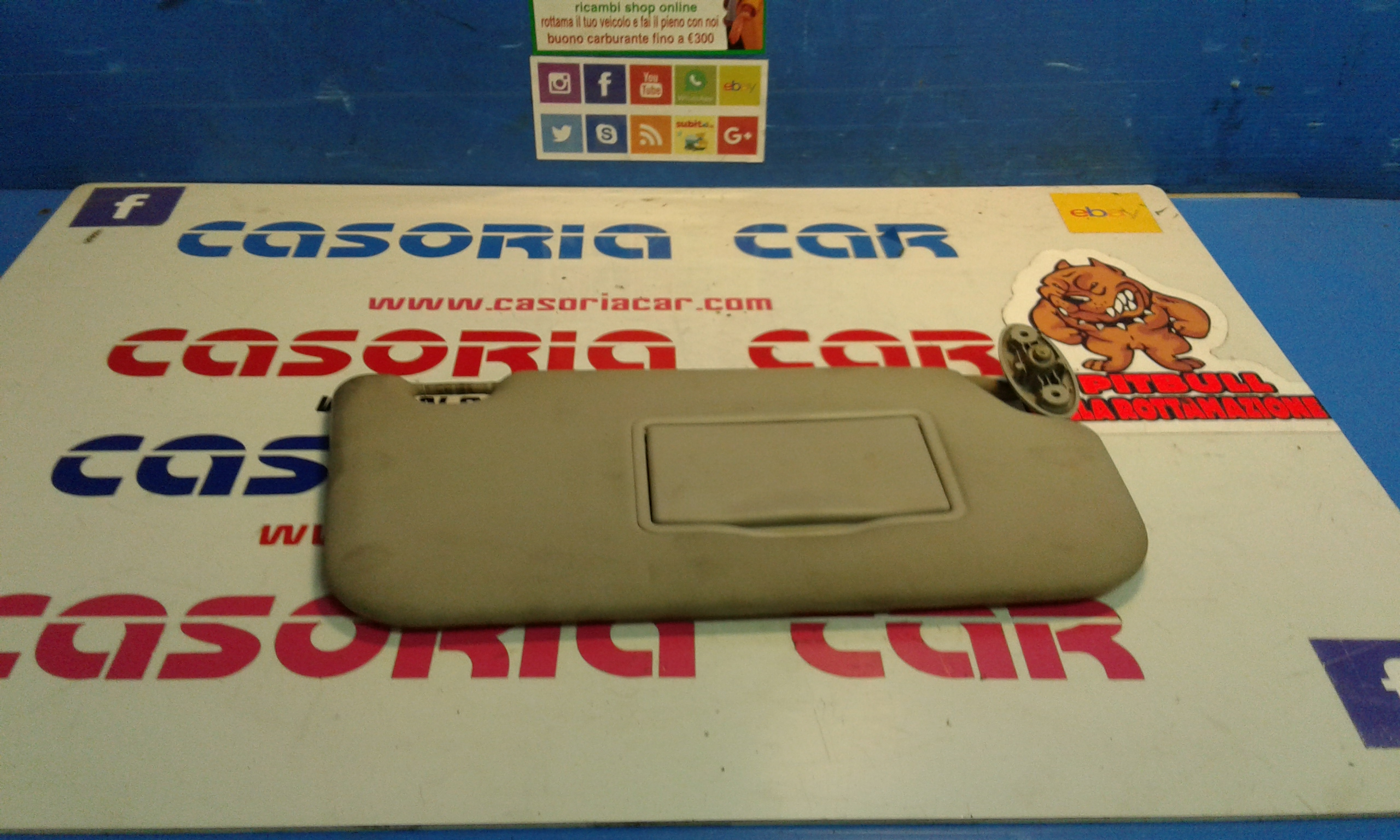 Aletta Parasole Parabrezza Destro 1222069 Usato