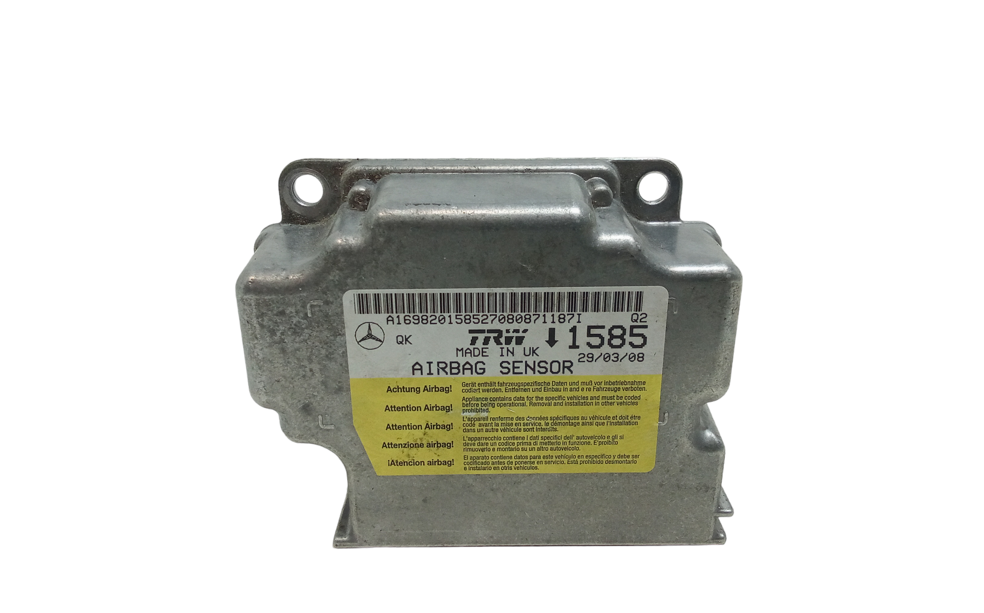 Centralina Comando Airbag A1698204085 Usato