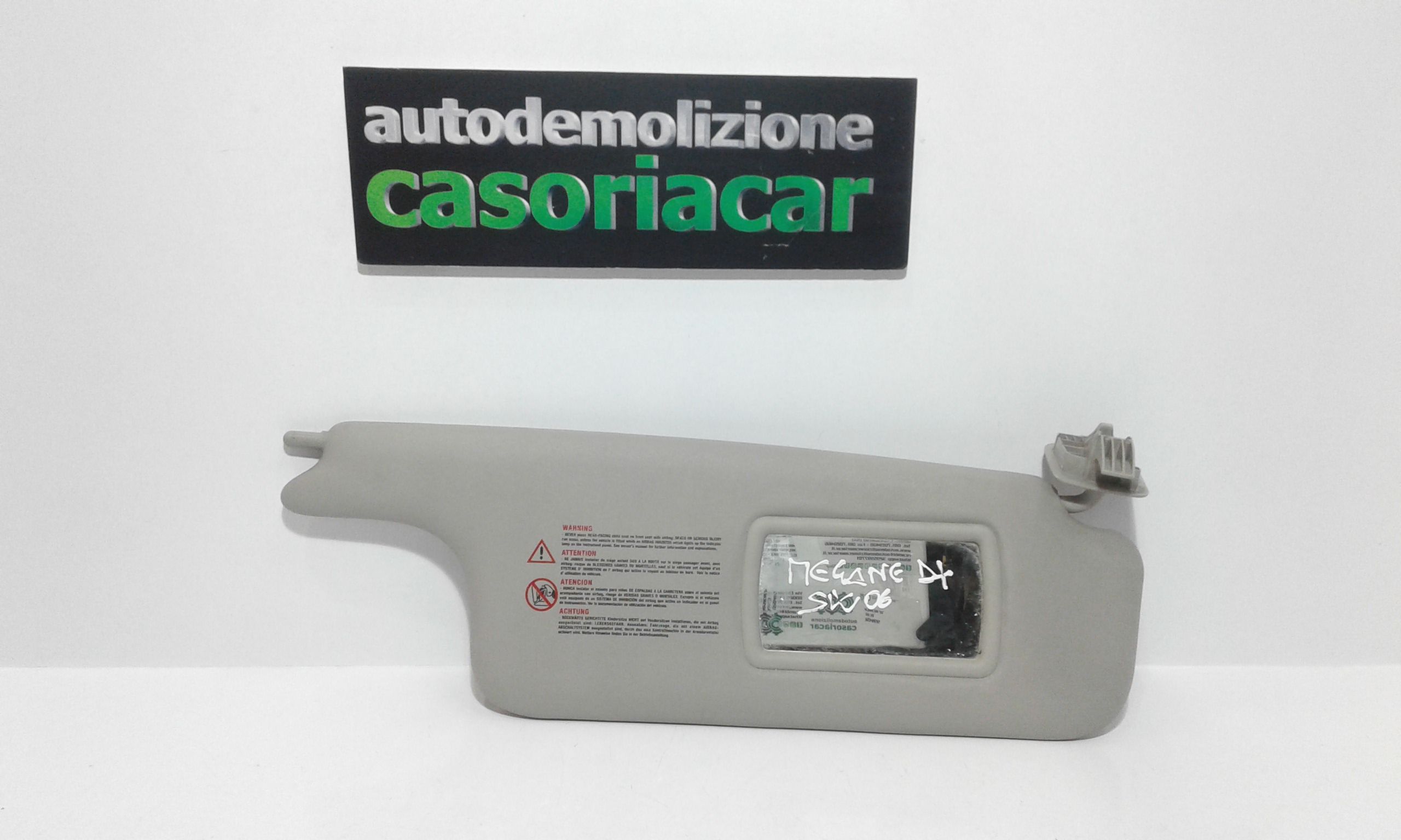 Aletta Parasole Parabrezza Destro 8200246819 Usato