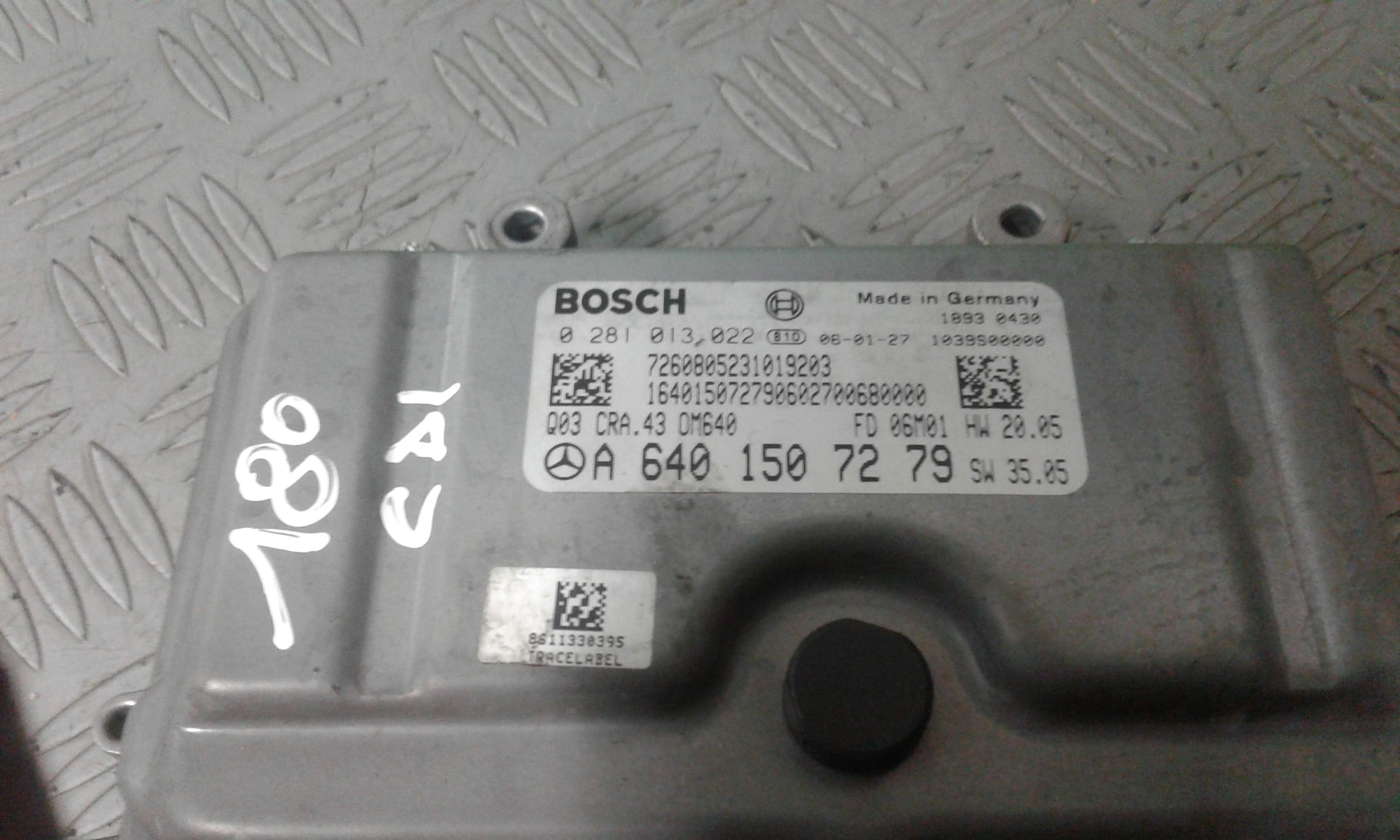 Centralina Iniezione A0024463340 Usato