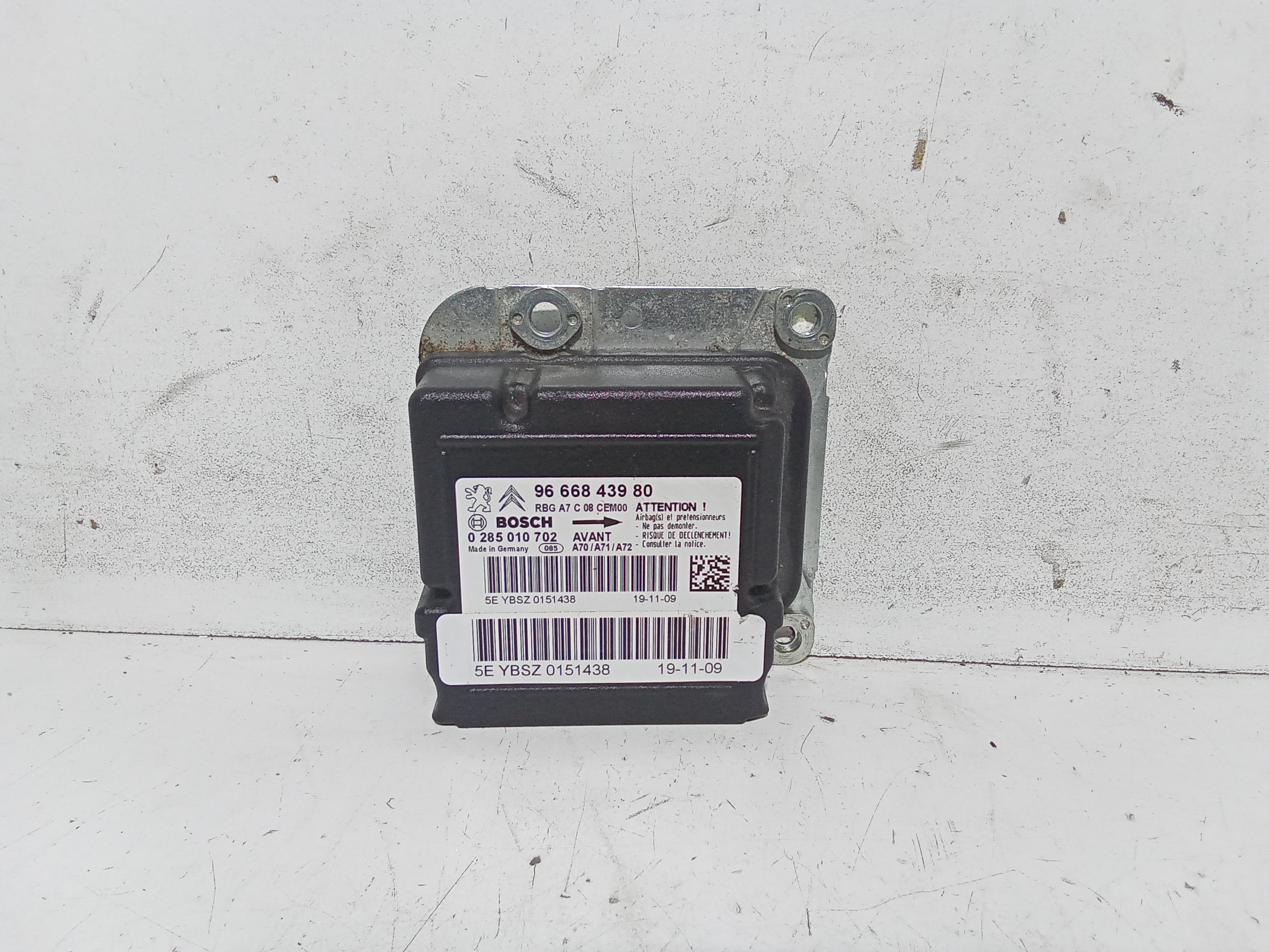 Centralina Comando Airbag 6546EG Usato