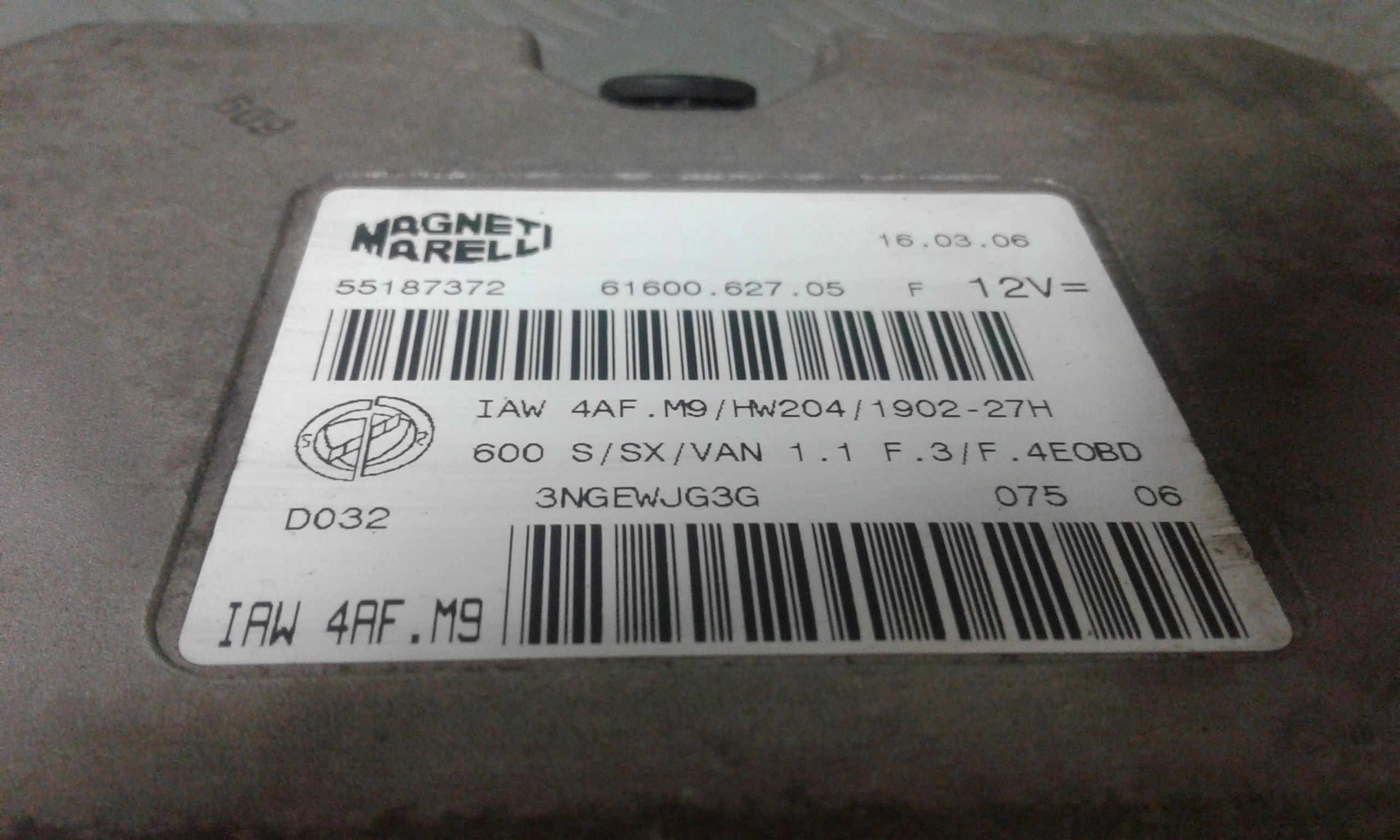 Centralina Iniezione 46820325 Usato